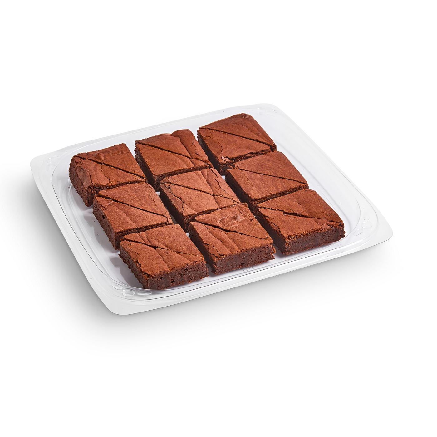 HEB Bakery Small Party Tray Uniced Gourmet Brownies Shop Standard Party Trays at HEB