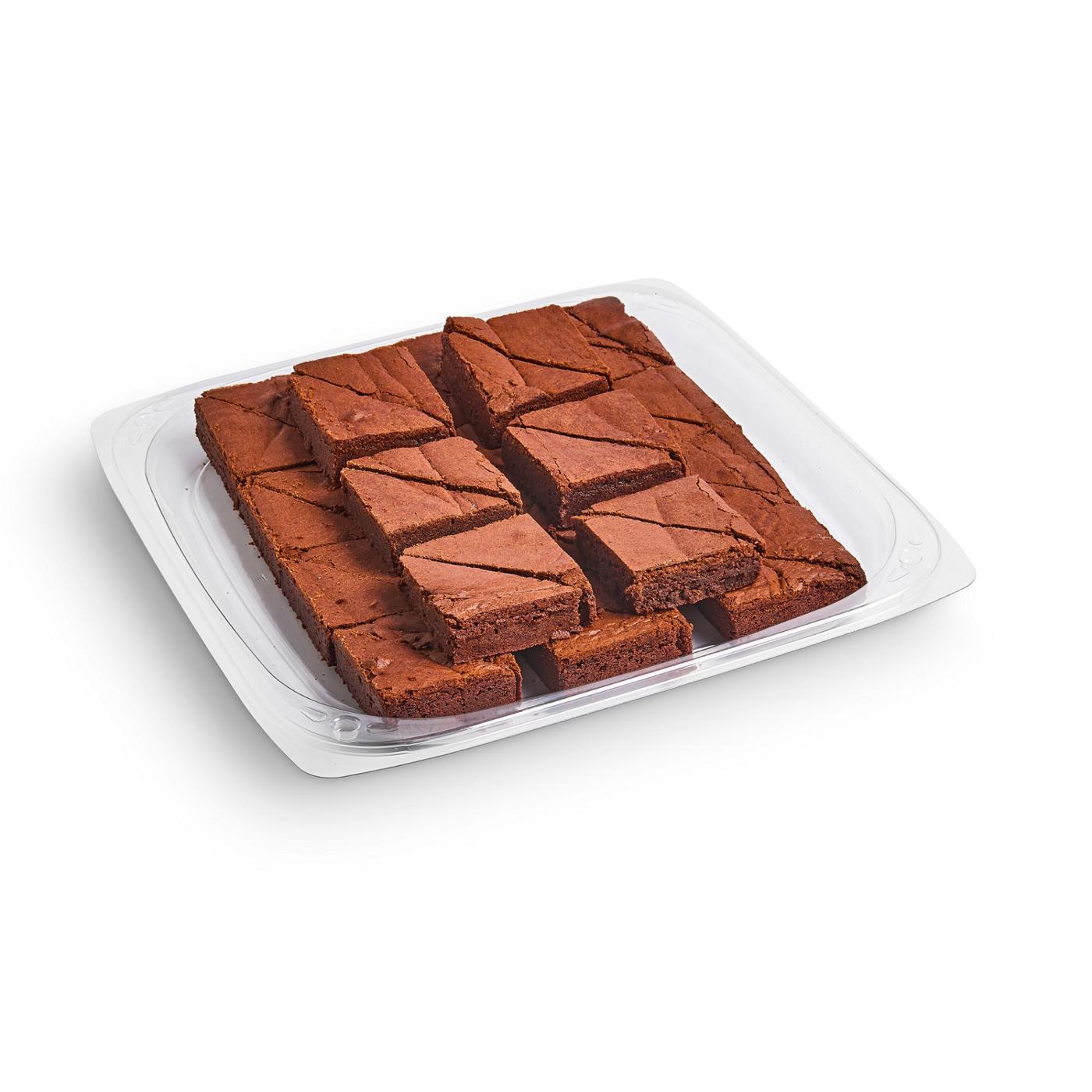 H-E-B Bakery Large Party Tray - Uniced Gourmet Brownies; image 3 of 3