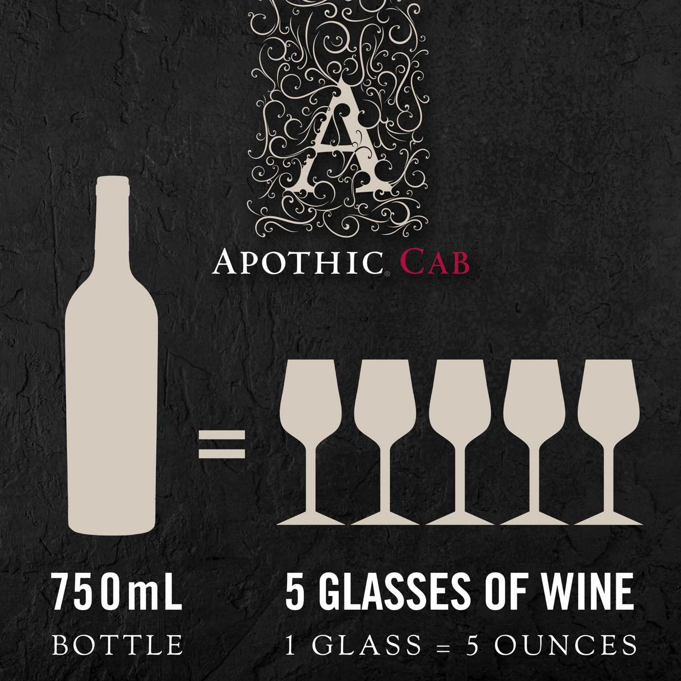 Apothic Cabernet Sauvignon Red Wine; image 2 of 6