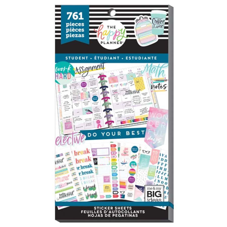 The Happy Planner Student Value Pack Stickers Shop School & Office