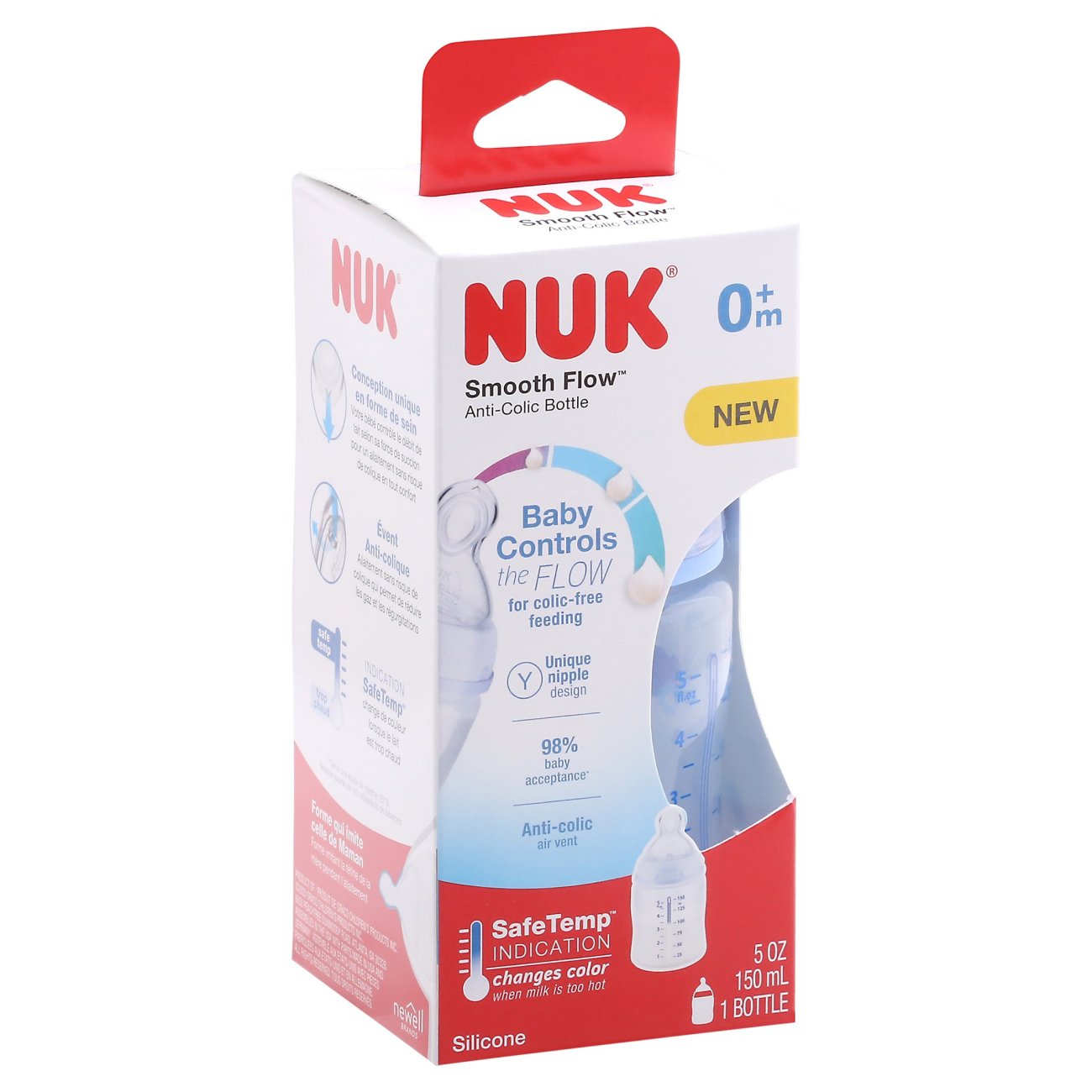 NUK Simply Natural Bottle, 5 oz