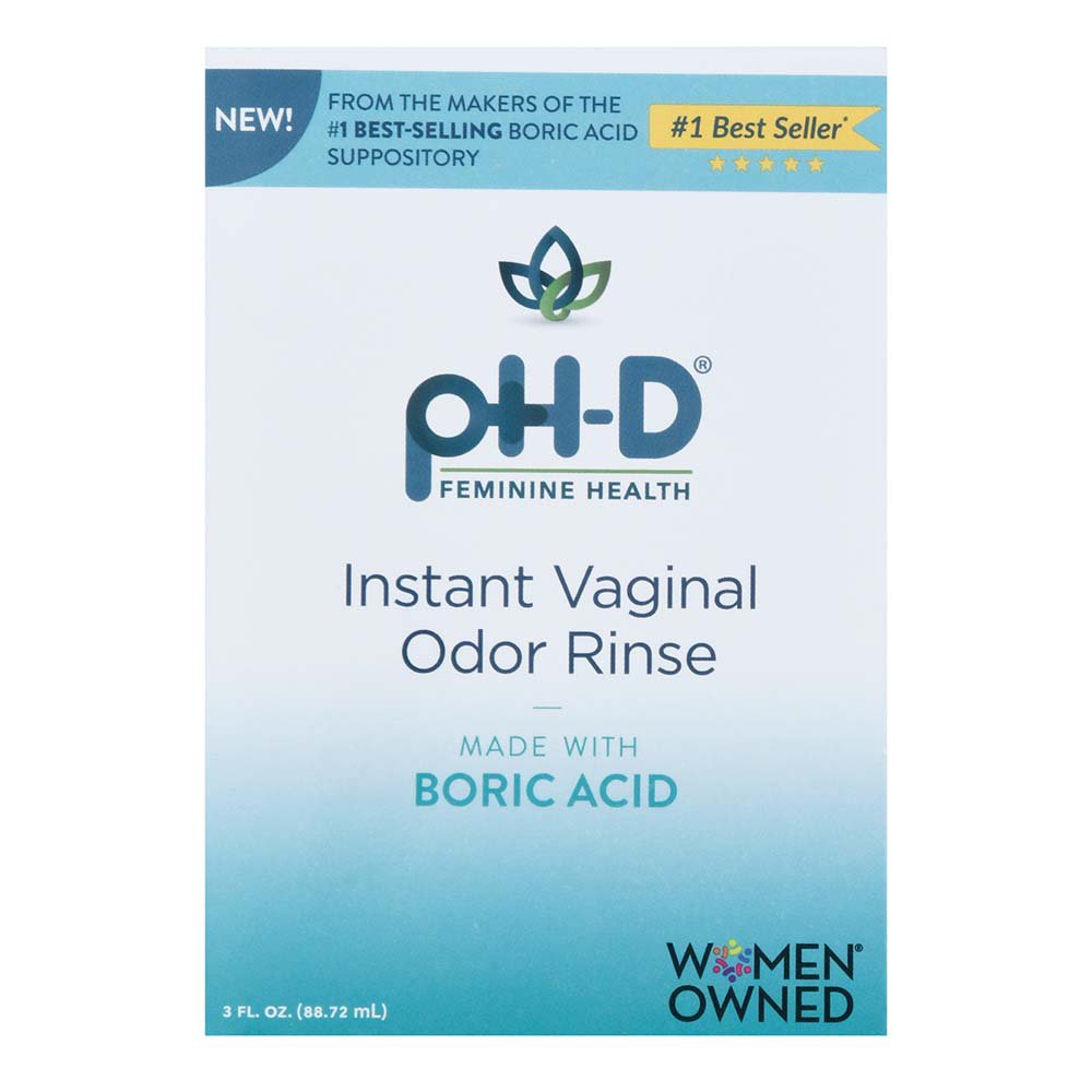 pHD Feminine Health Instant Vaginal Odor Rinse Shop Wipes & washes