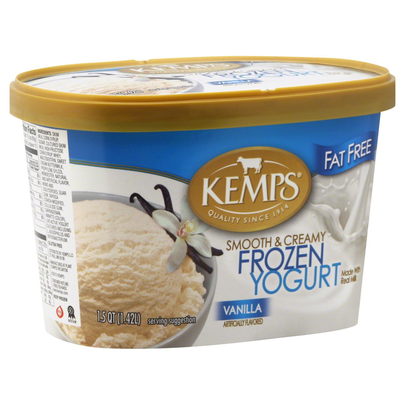 Kemps Fat Free Vanilla Yogurt Shop Frozen Yogurt at HEB