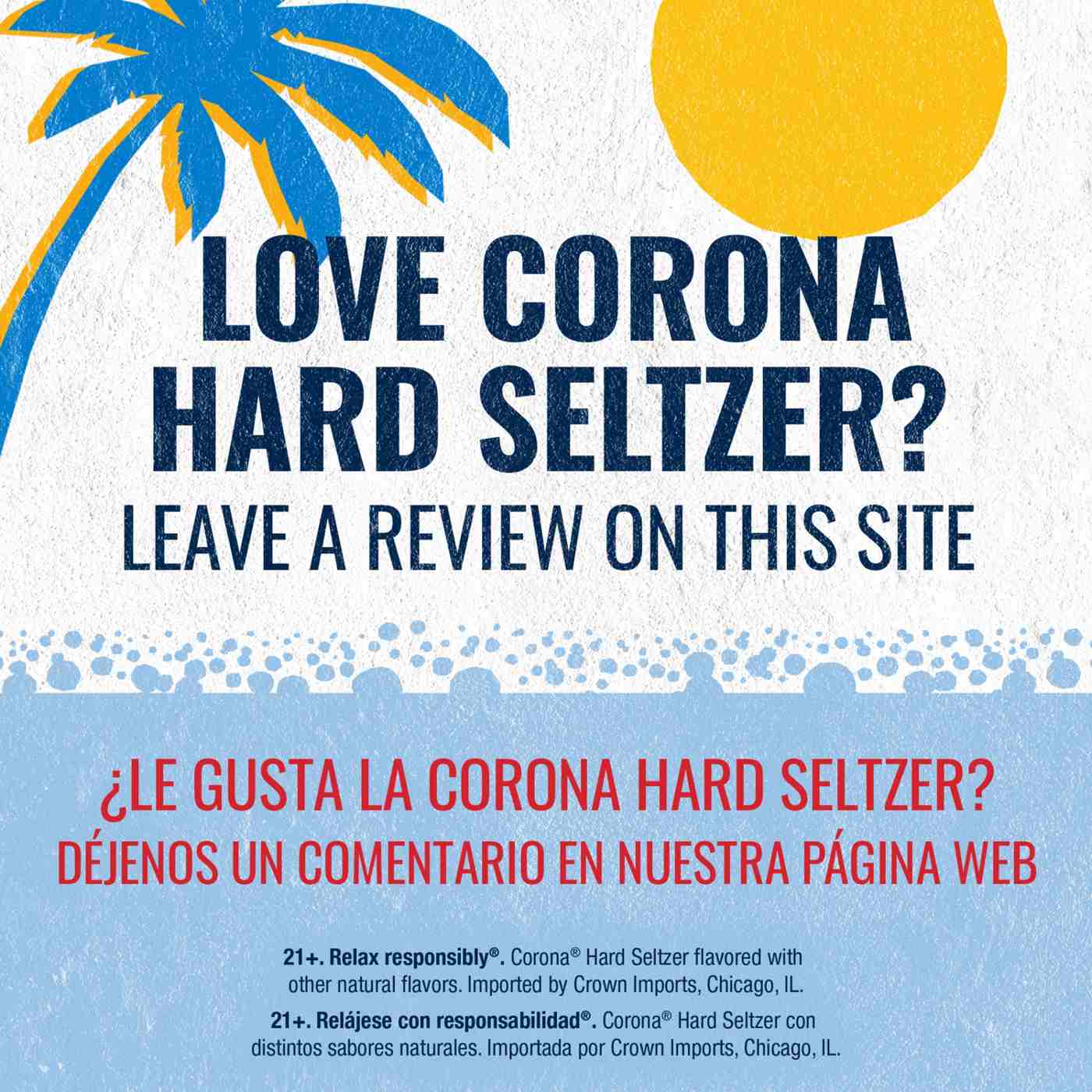 Corona Hard Seltzer Tropical Mix Variety Pack Gluten Free 12 oz Cans, 12 pk; image 3 of 7