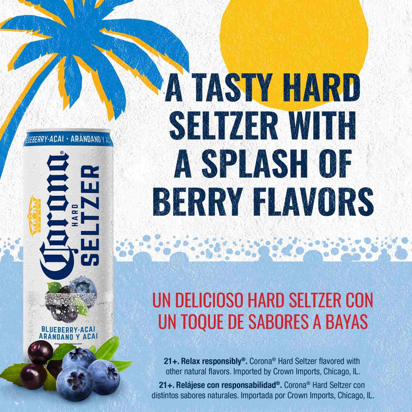 Corona Hard Seltzer Tropical Mix Variety Pack Gluten Free 12 oz Cans, 12 pk; image 5 of 7