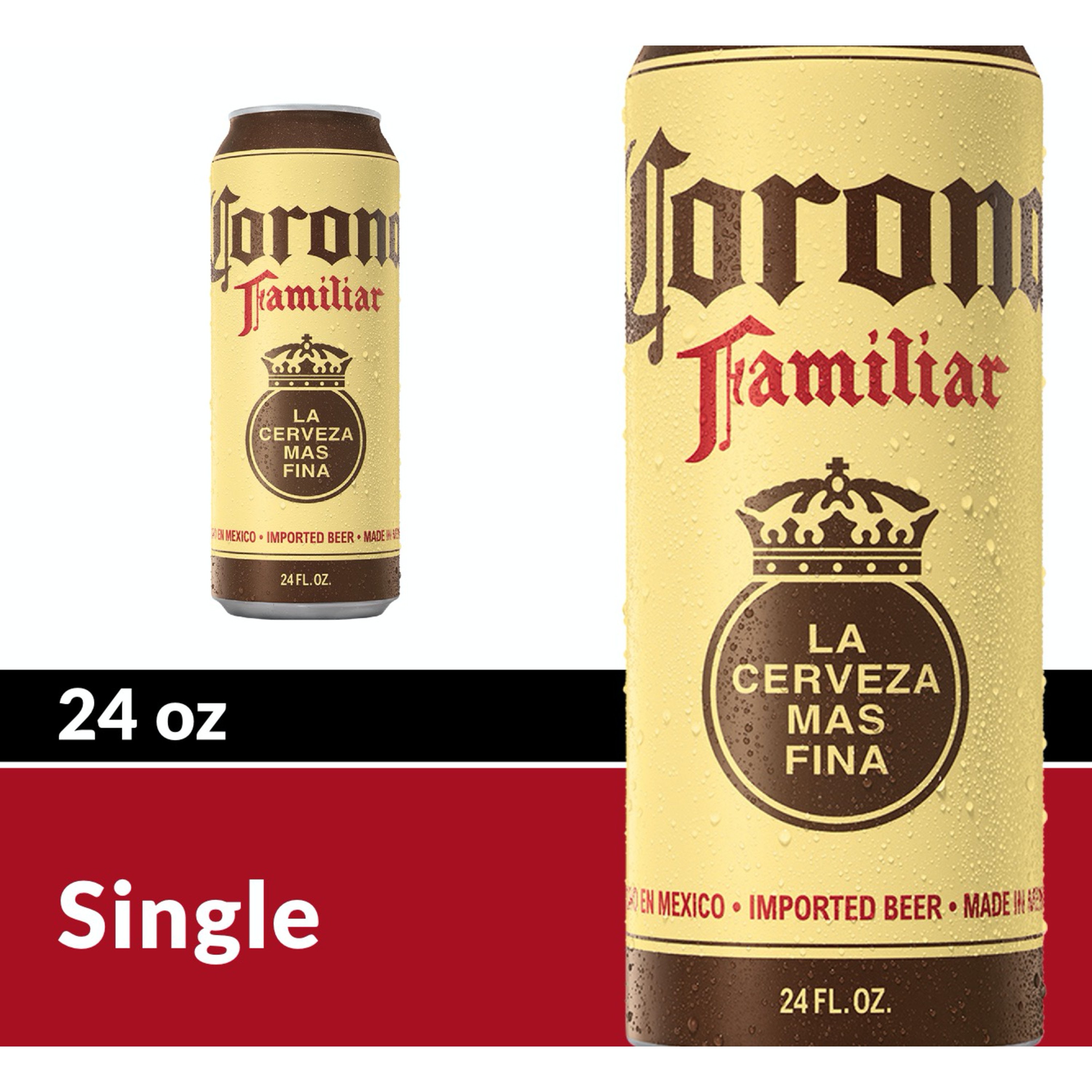 Corona Familiar Mexican Lager Import Beer 24 Oz Can - Shop Beer At H-E-B