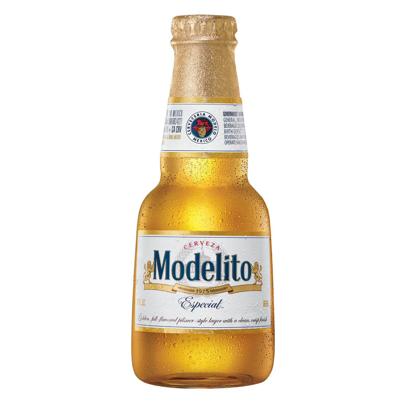 Modelo Especial Modelito Mexican Lager Import Beer 7 oz Bottles, 24 pk; image 2 of 11