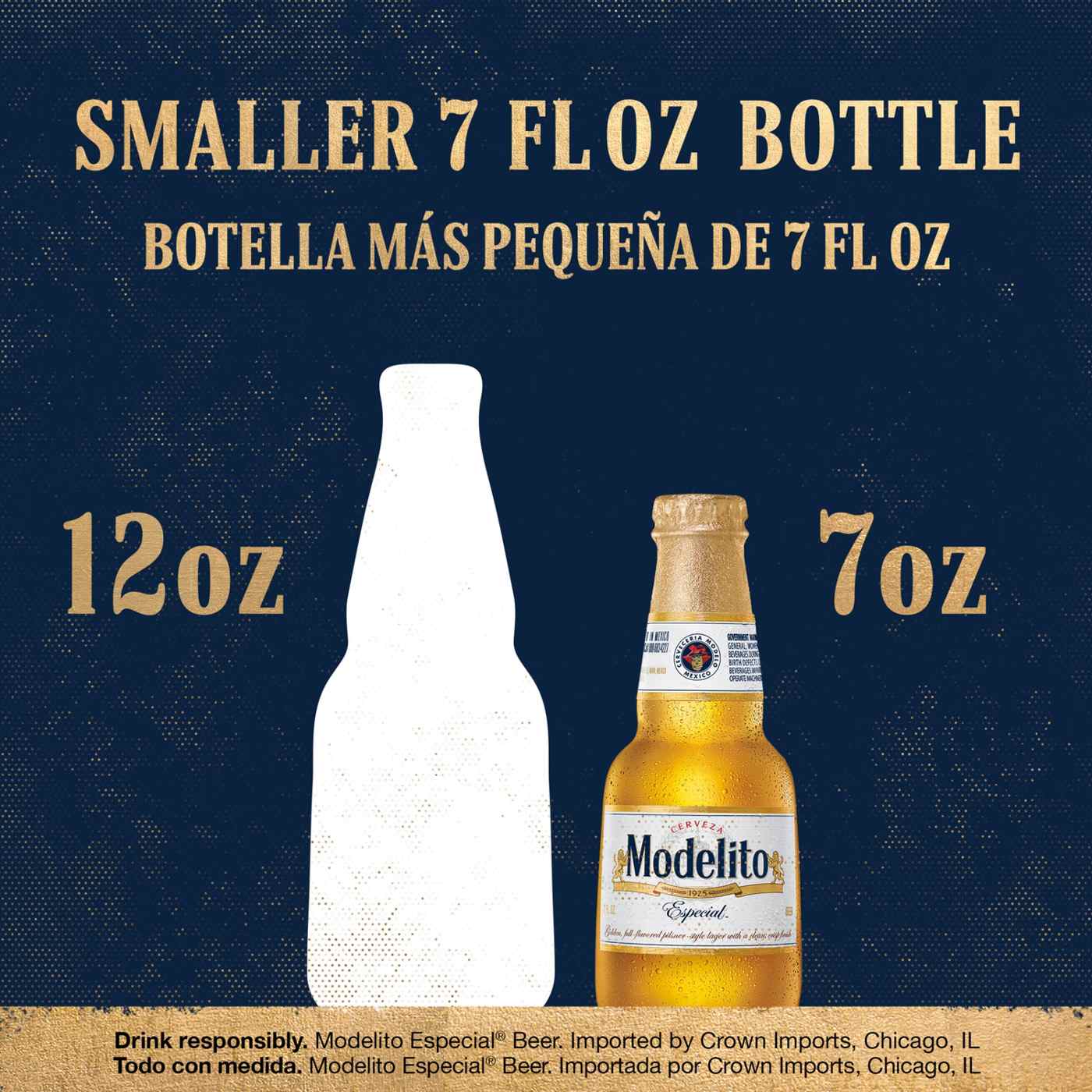 Modelo Especial Modelito Mexican Lager Import Beer 7 oz Bottles, 24 pk; image 10 of 11