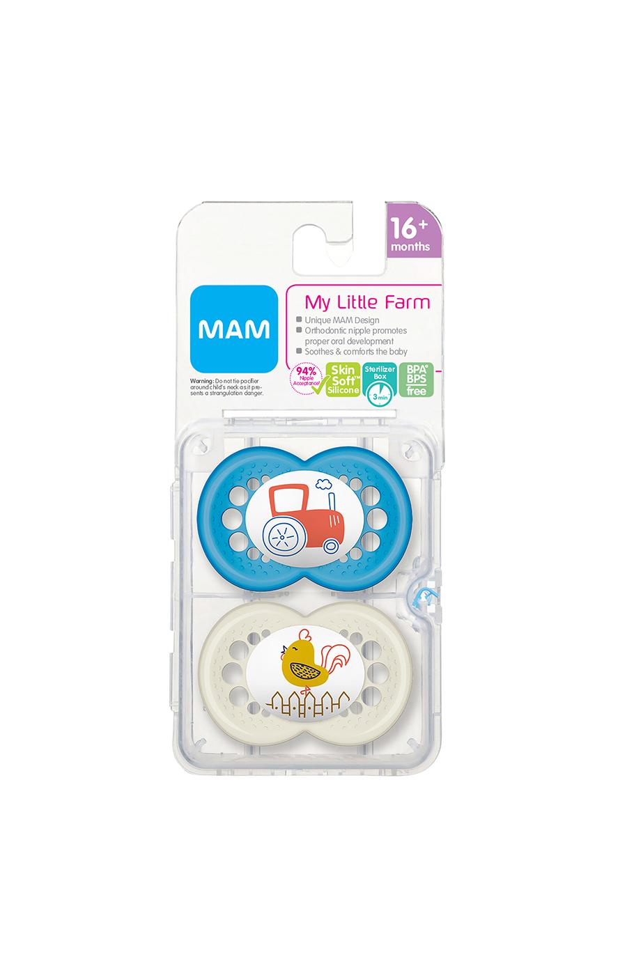 MAM My Little Farm Pacifier 16+ Months Assorted; image 1 of 4