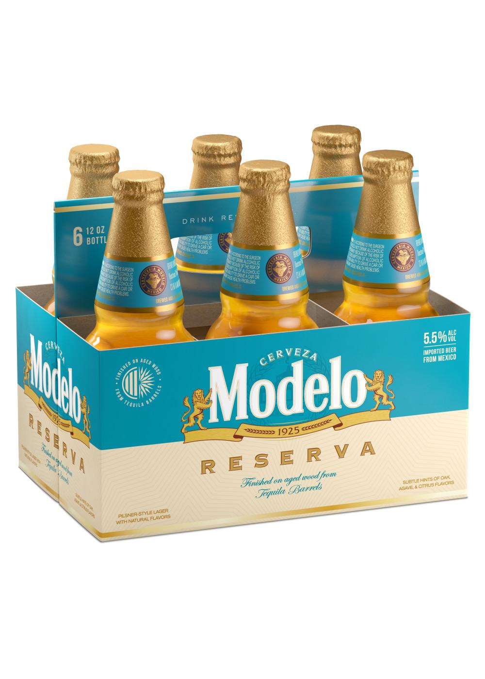Modelo Reserva Tequila Barrel Mexican Lager Beer 12 oz Bottles; image 1 of 6
