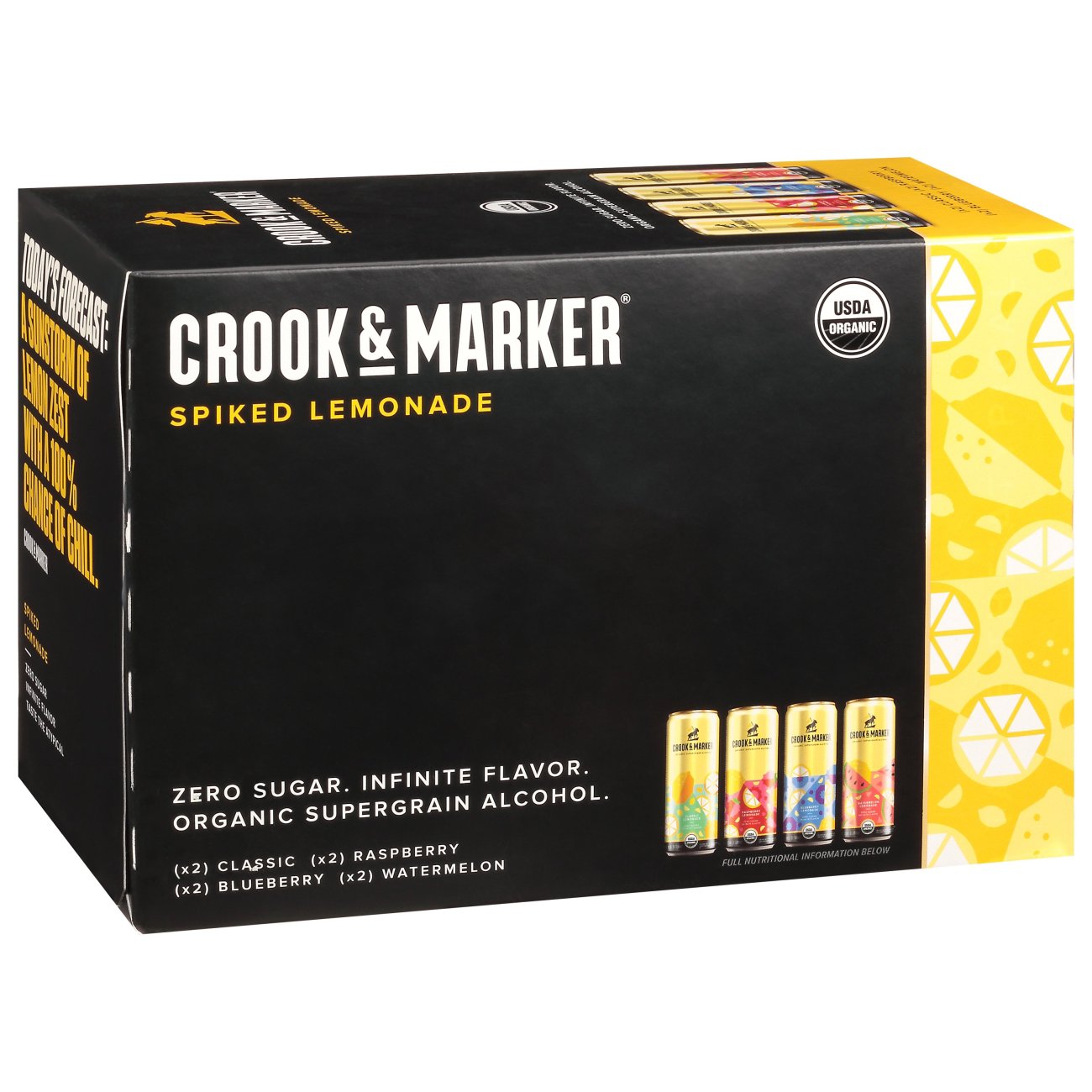 Crook & Marker Spiked Lemonade Variety Pack 11.5 oz Cans Shop Malt