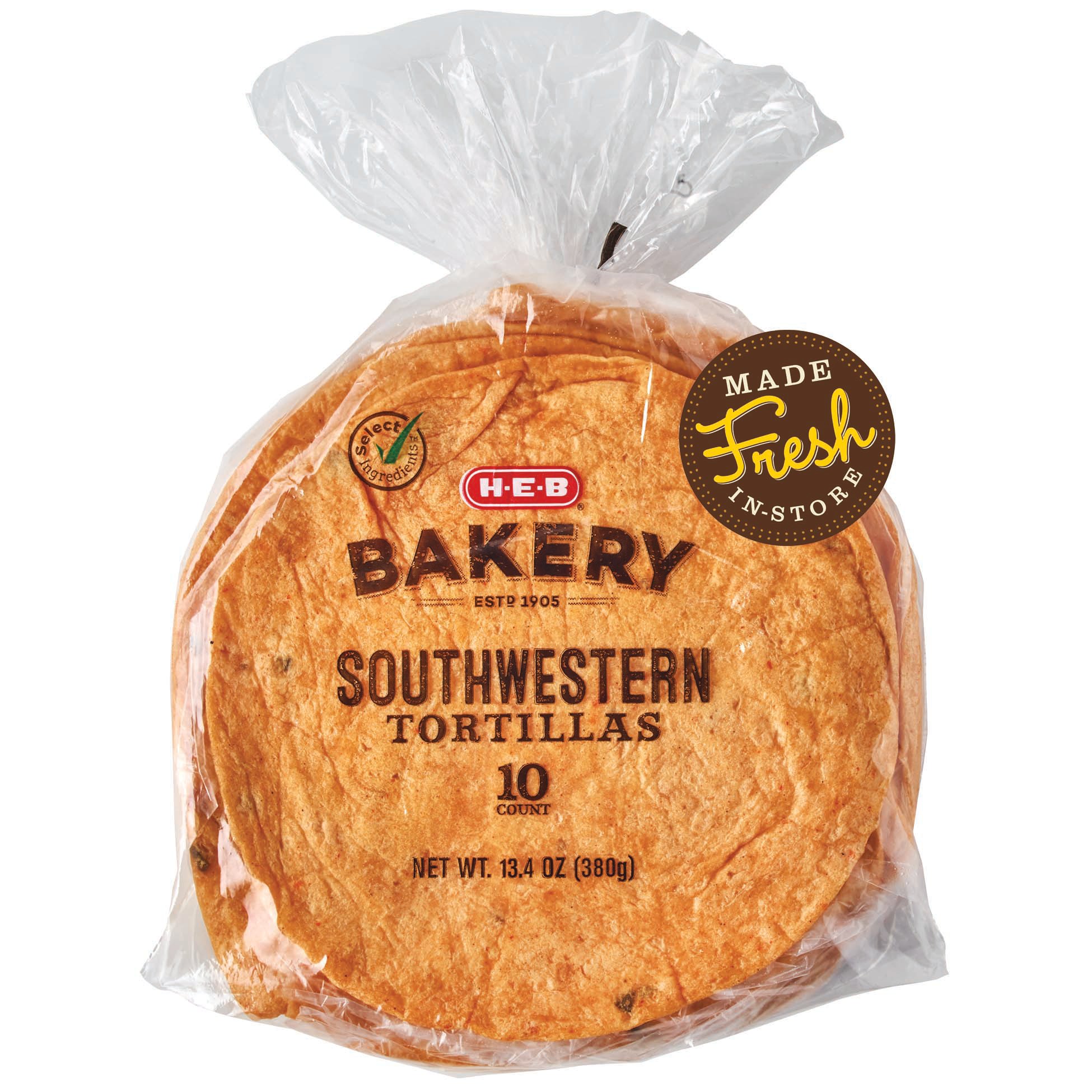 Heb southwestern tortillas