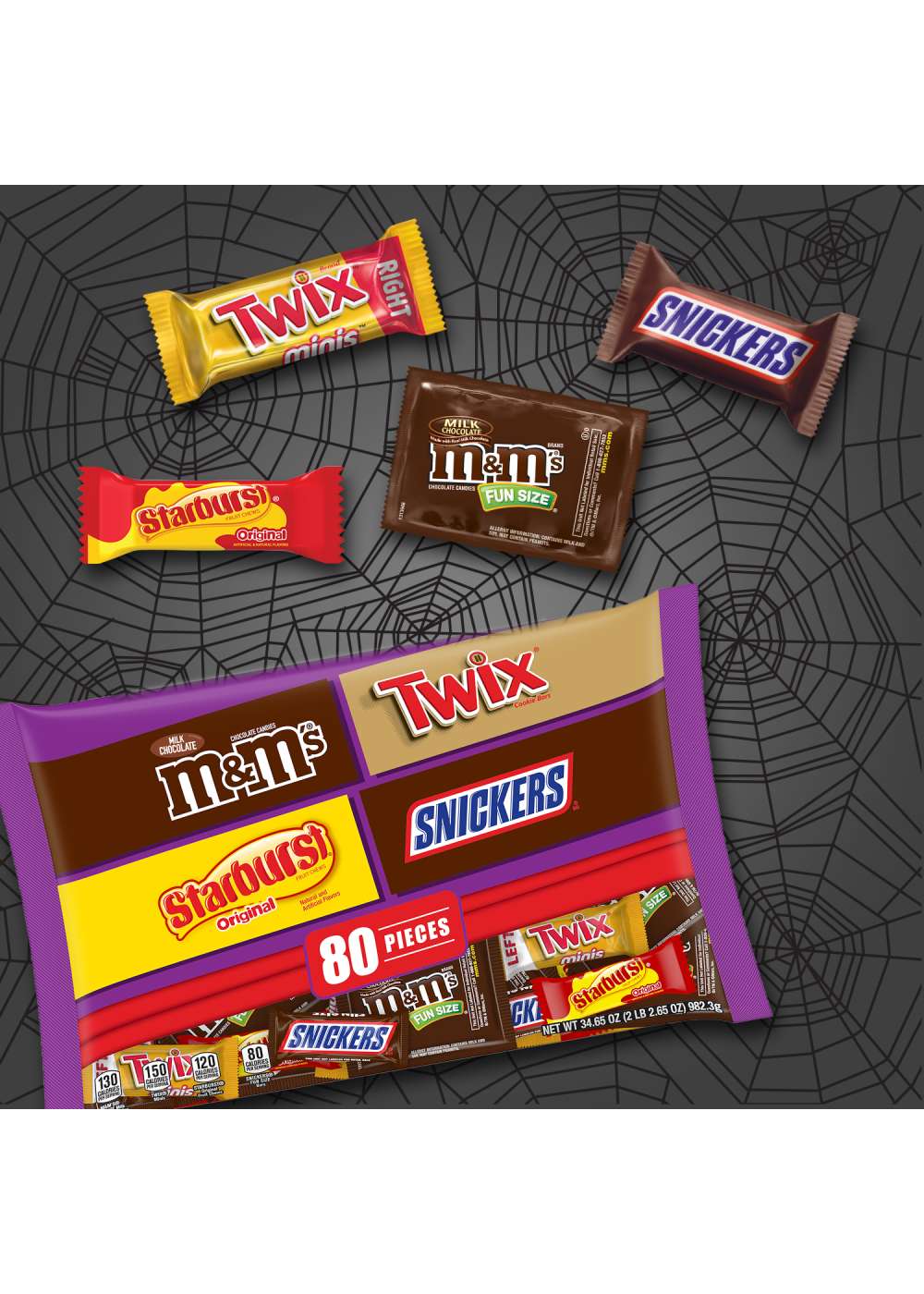 Mars Skittles Starburst Snickers Twix And M&ms Halloween Candy