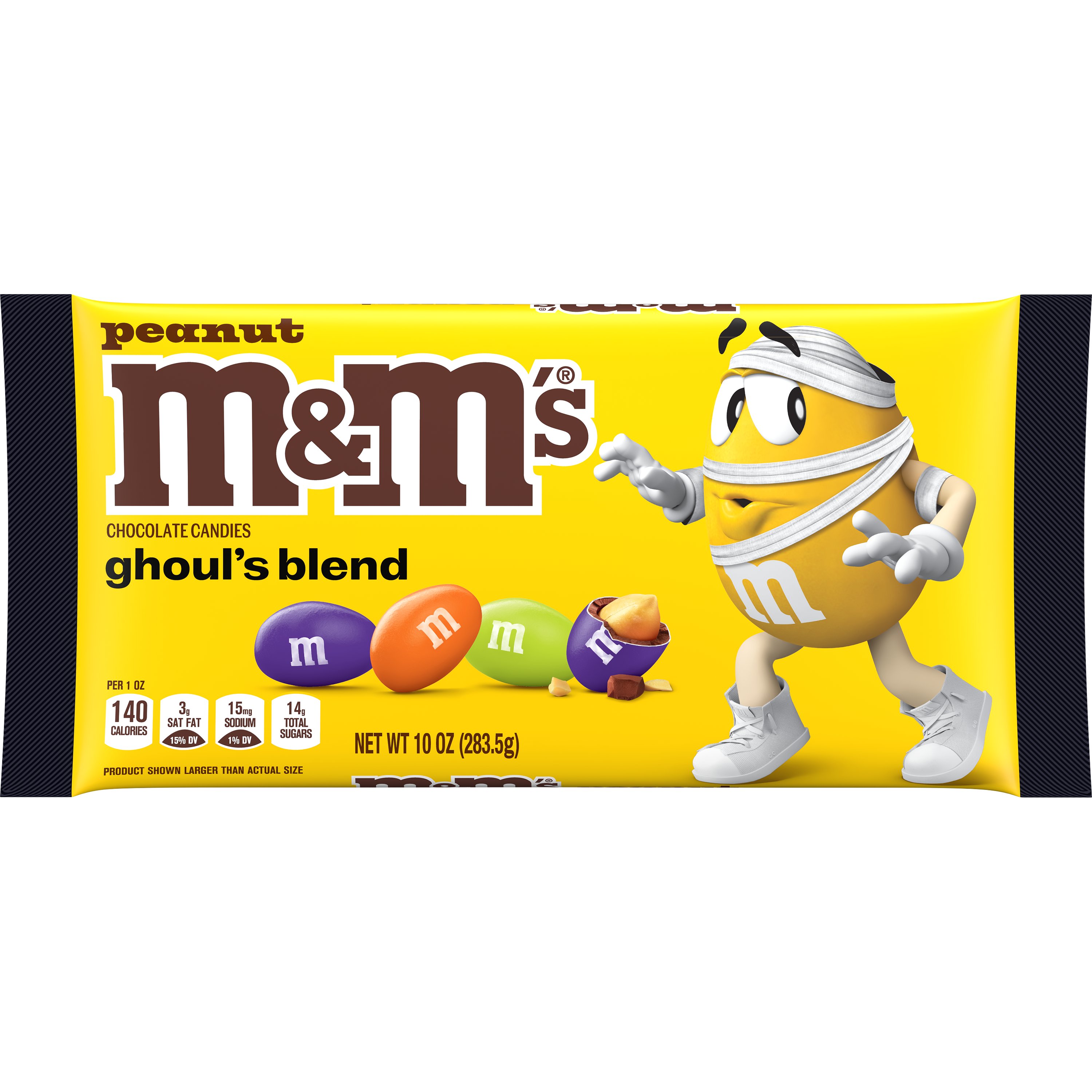 M&M'S Peanut Milk Chocolate Ghoul's Mix Chocolate Halloween Candy