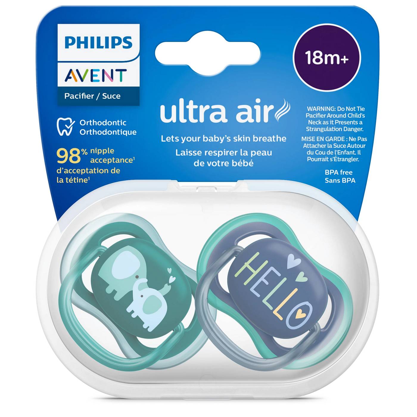 Avent Toddler Ultra Air Pacifier (18+ Months); image 1 of 3