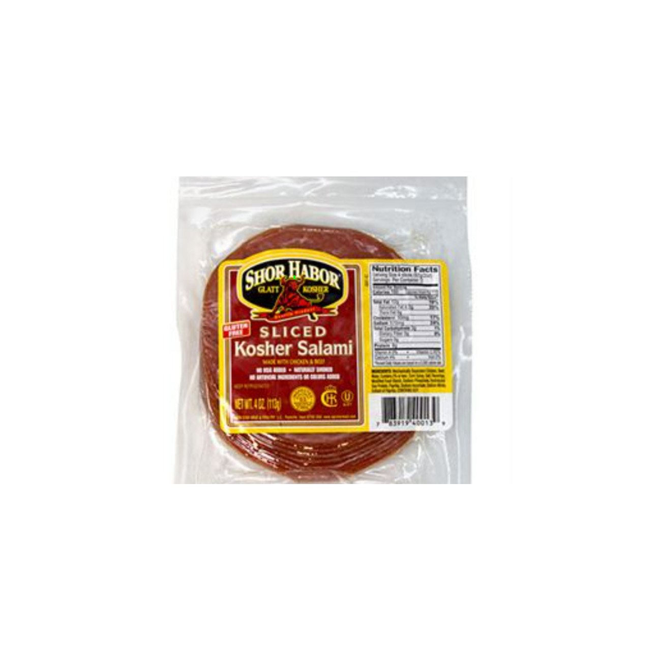 Shor Harbor Glatt Kosher Sliced Salami Shop Meat at HEB