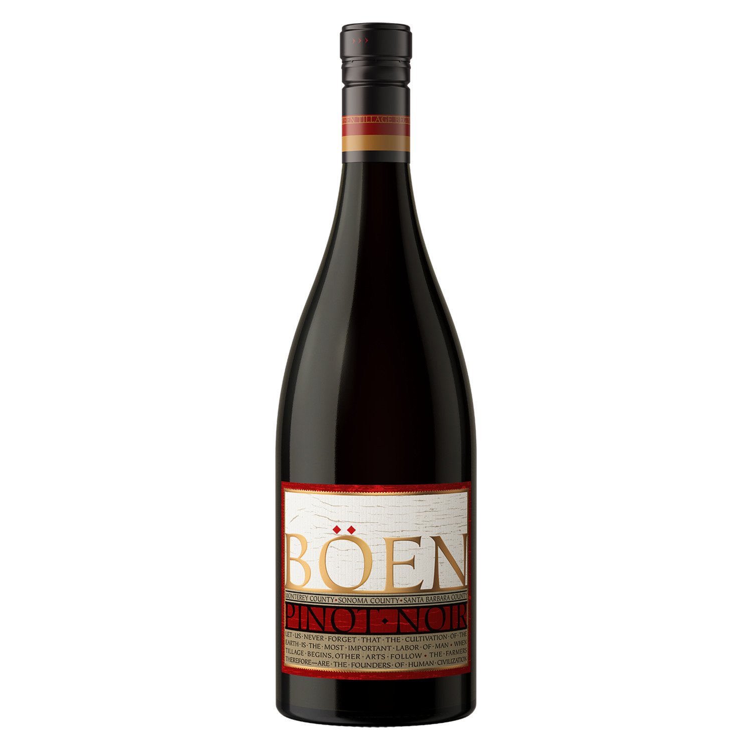 Boen Pinot Noir California Red Wine, 750 mL