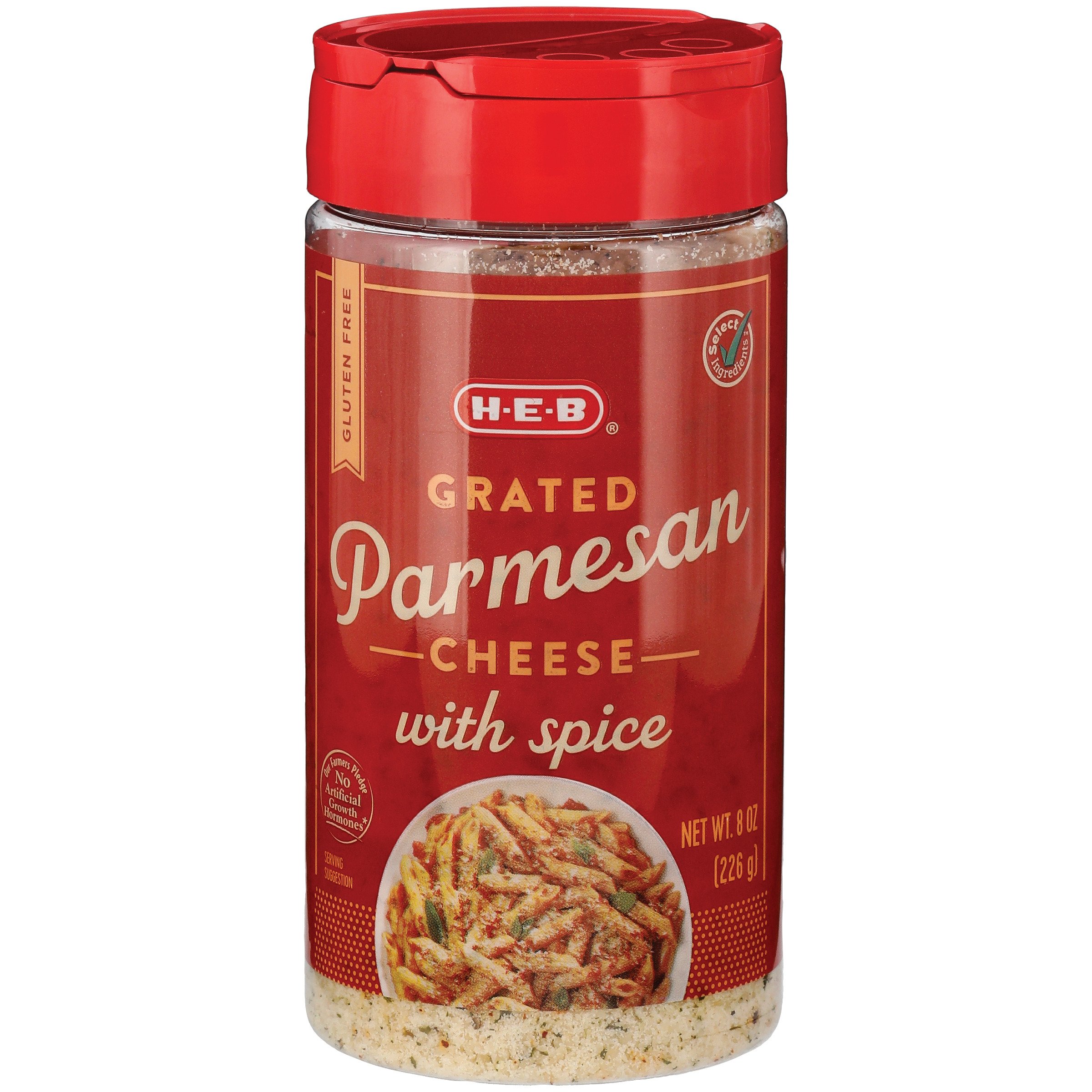 H-E-B Grated Parmesan Cheese With Spice - Shop Cheese At H-E-B