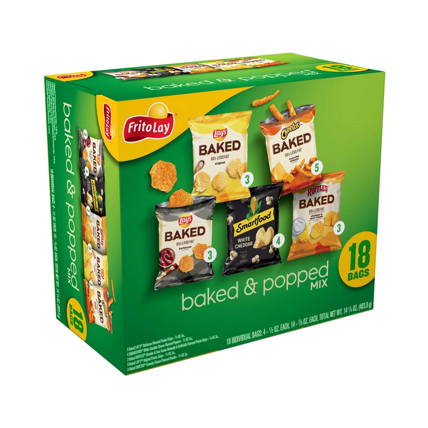 Frito Lay Baked & Popped Mix Variety Pack Chips; image 2 of 2