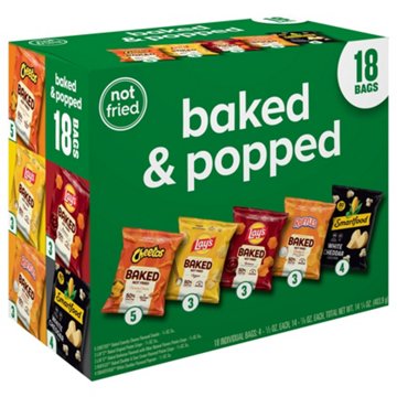 Frito Lay Baked & Popped Variety Pack Snacks