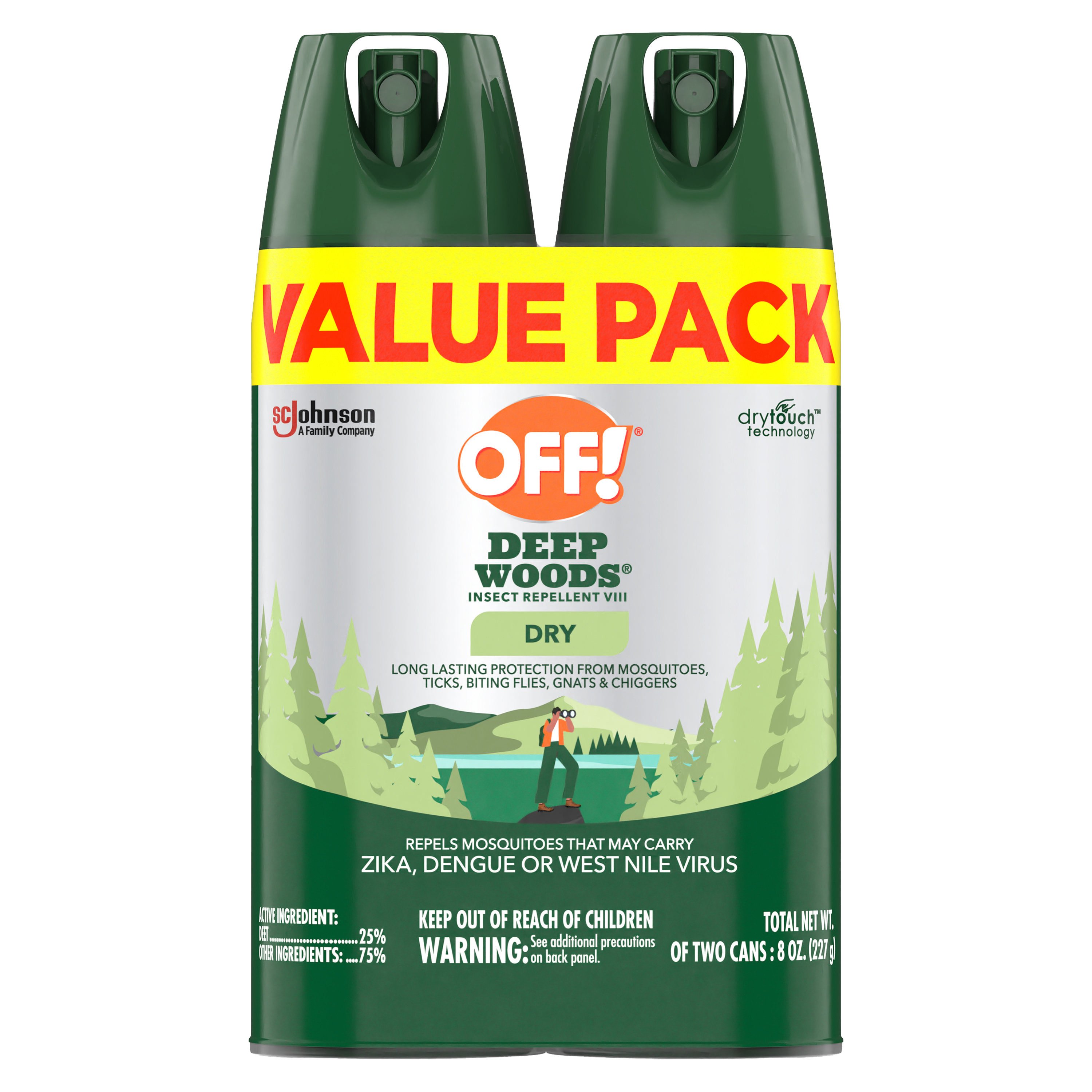 Off! Deep Woods Insect Repellent VIII Dry Shop Insect Repellant at HEB