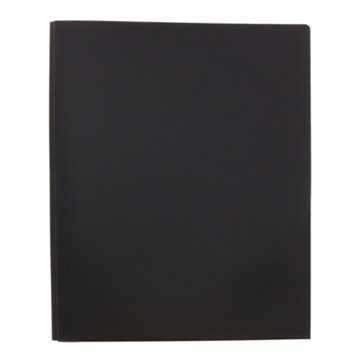 H-E-B Poly Pocket Folder with Prongs - Black