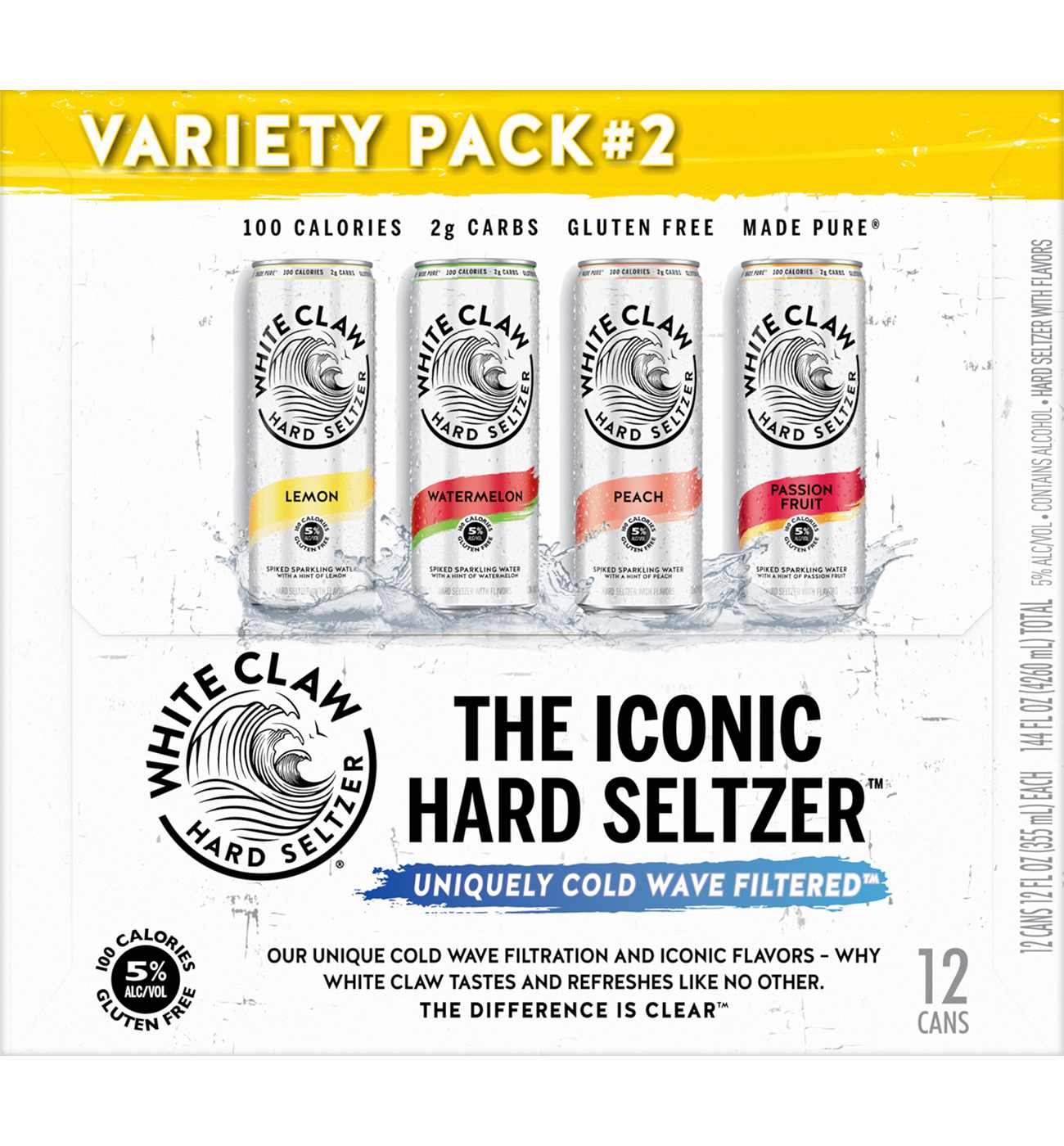 White Claw Hard Seltzer Hard Seltzer Variety Pack 12 pk Cans - Flavor Collection No. 2; image 4 of 4