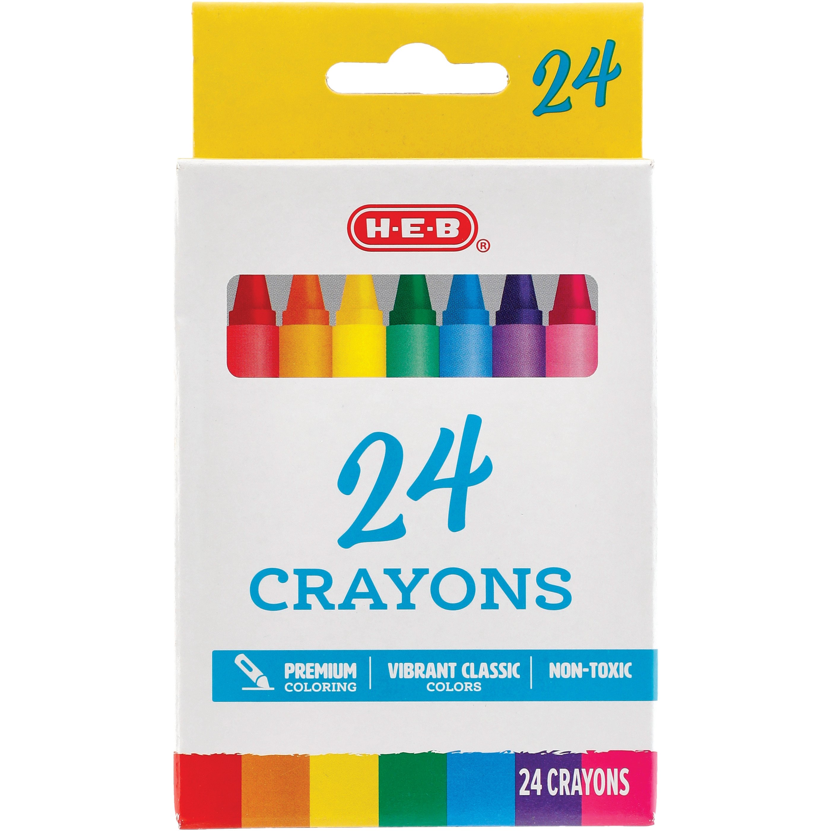 24 ct. Crayons - Bright Crayons