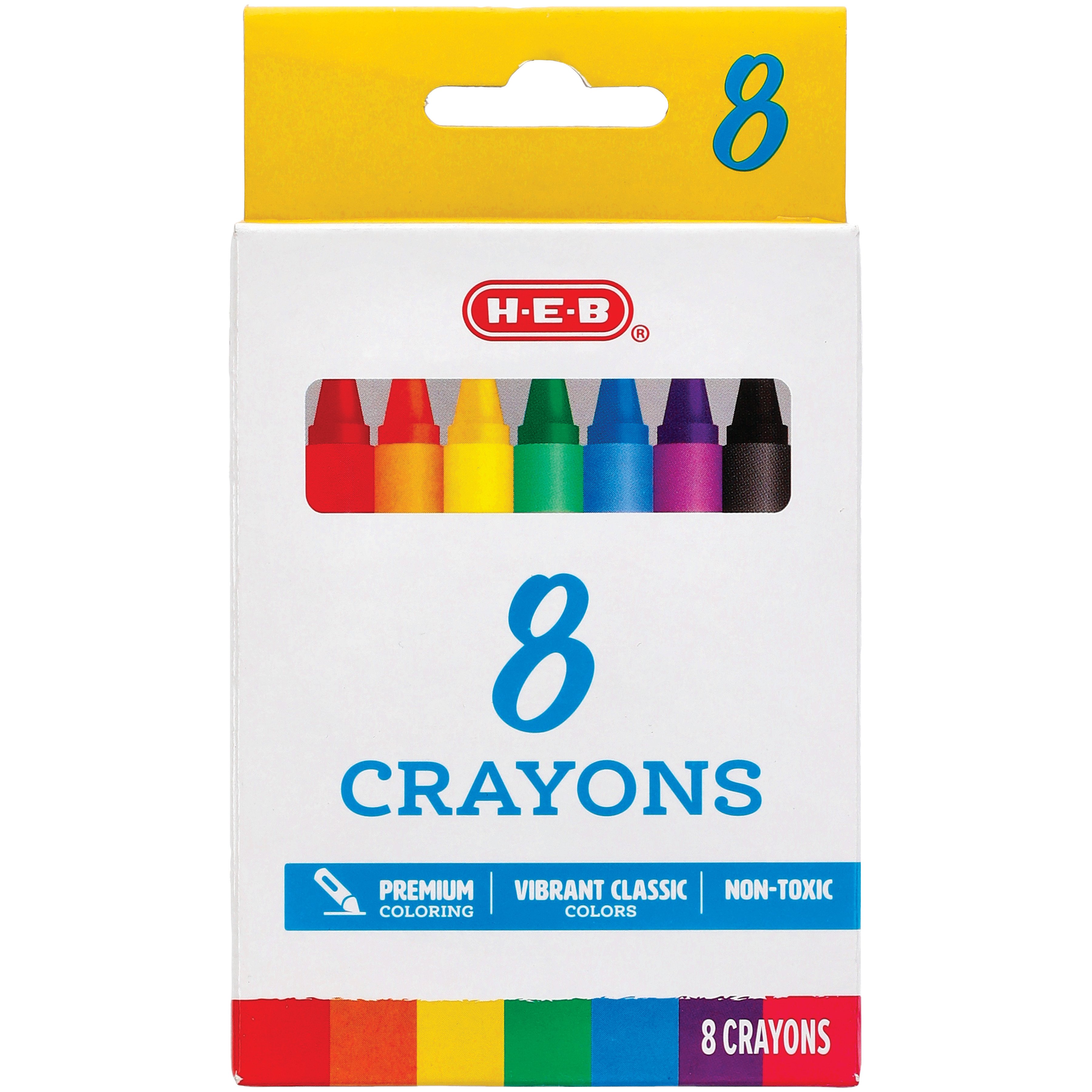 8 Pack Crayons
