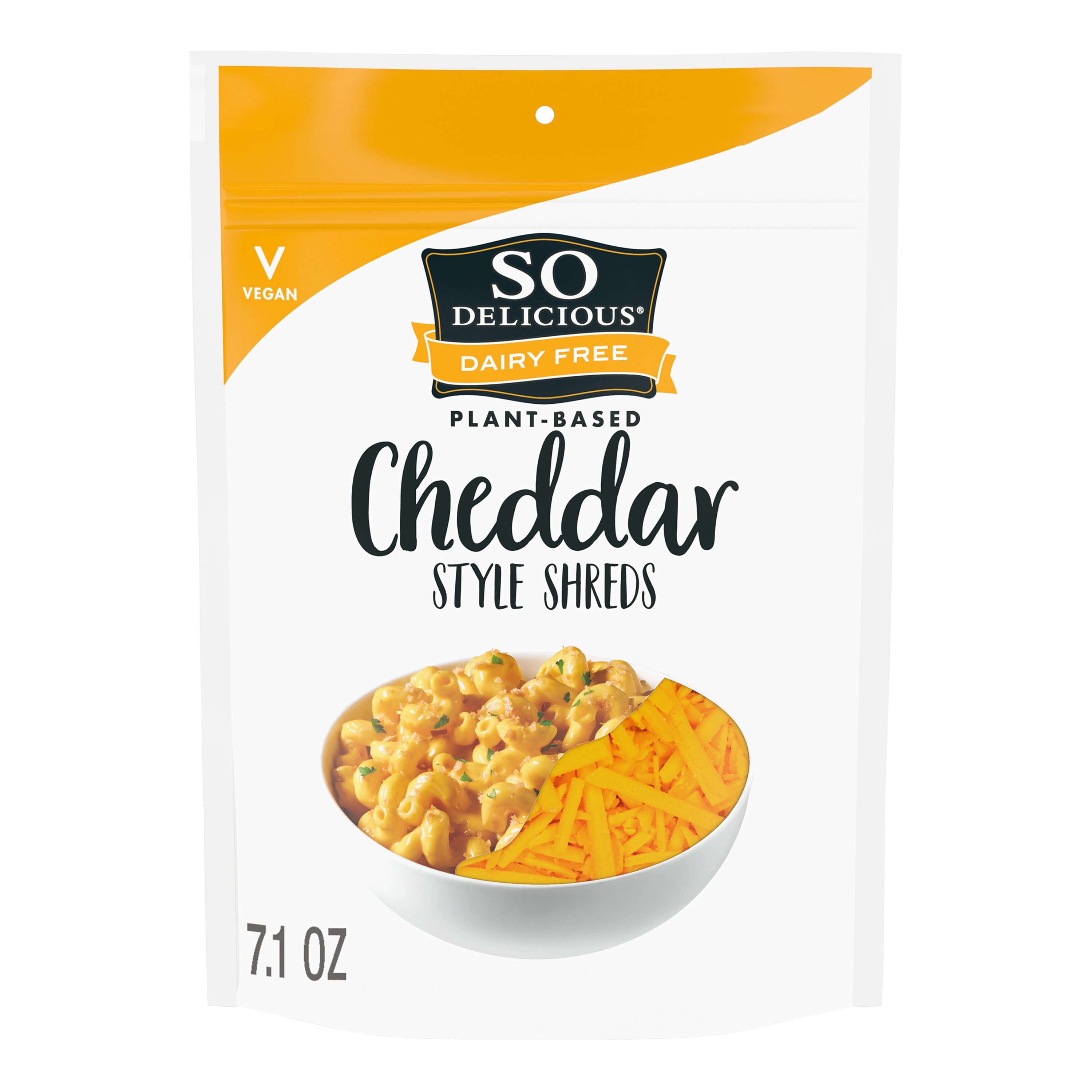 So Delicious Dairy Free Cheddar Cheese, Shredded Shop Cheese at HEB