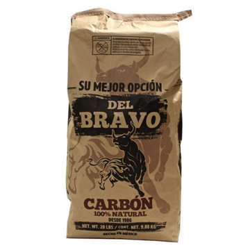 Del Bravo 100% Natural Charcoal, 20 lb