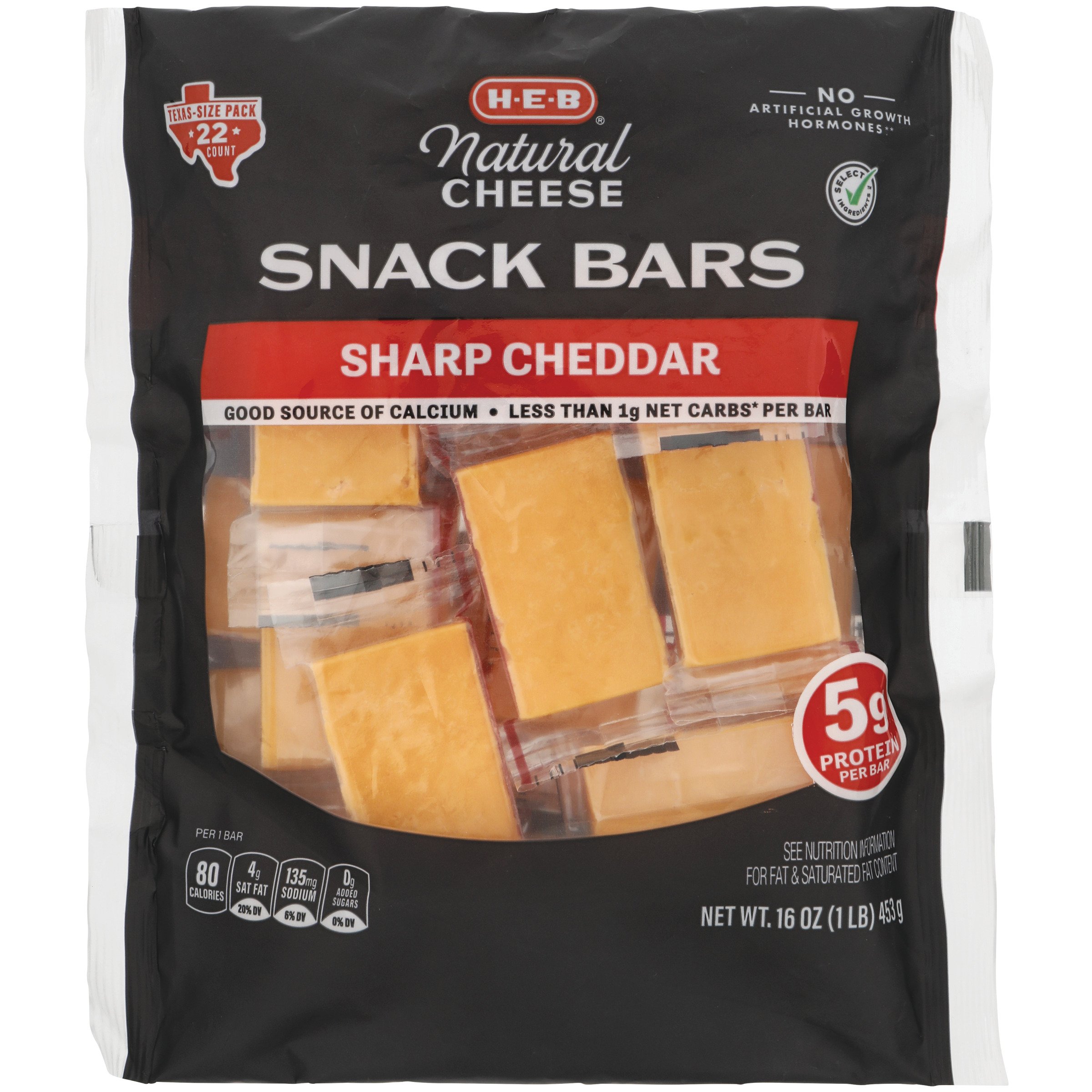 HEB Sharp Cheddar Cheese Bar Snacks Shop Cheese at HEB