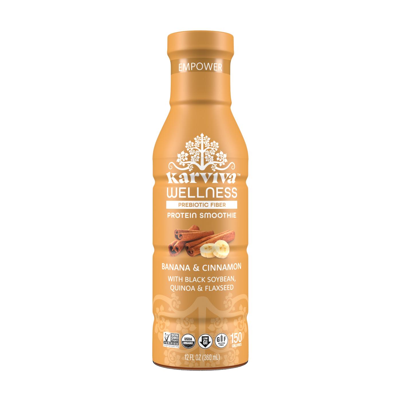 Karviva Wellness Protein Smoothie - Banana & Cinnamon; image 1 of 2