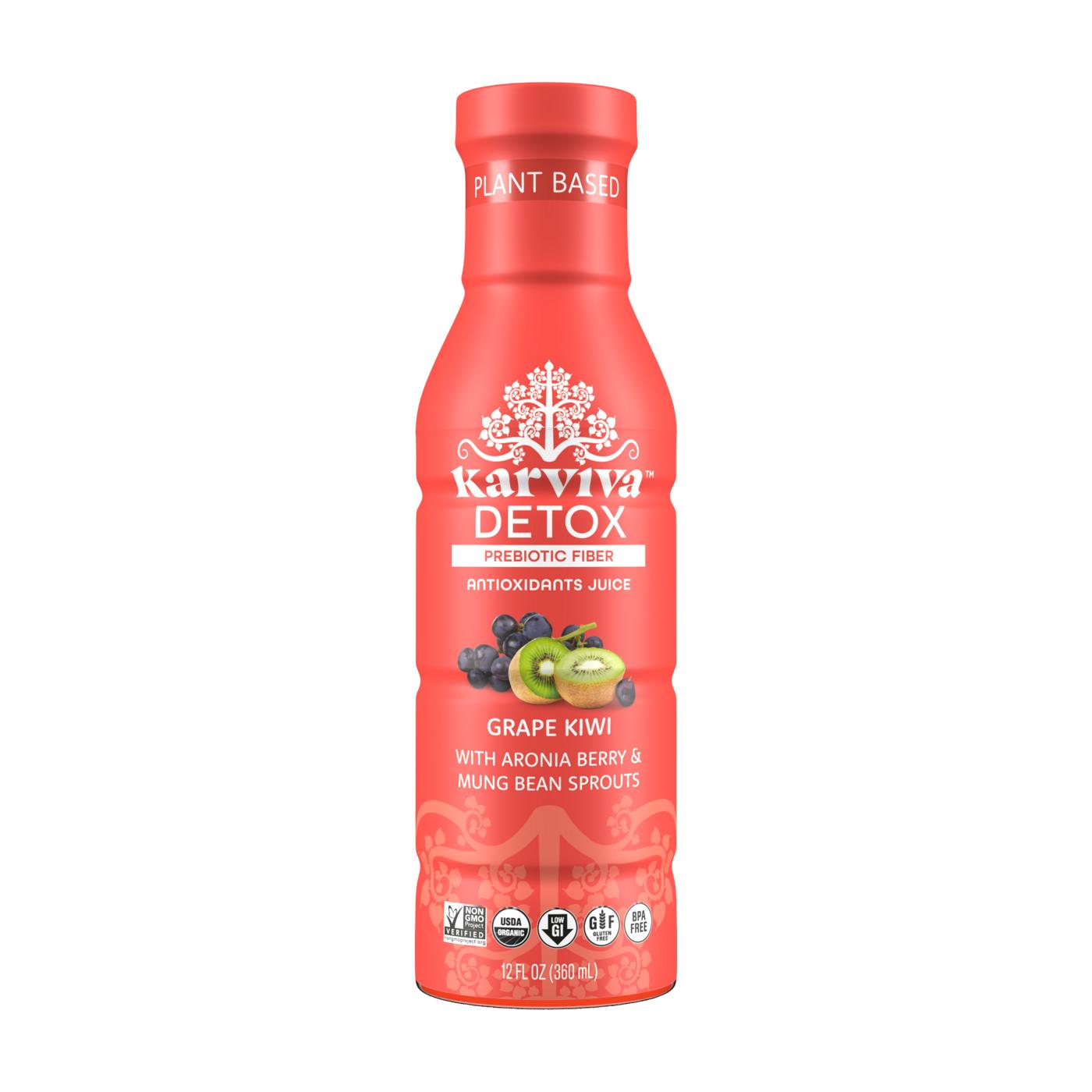 Karviva Detox Antioxidants Juice - Grape Kiwi - Shop Juice at H-E-B