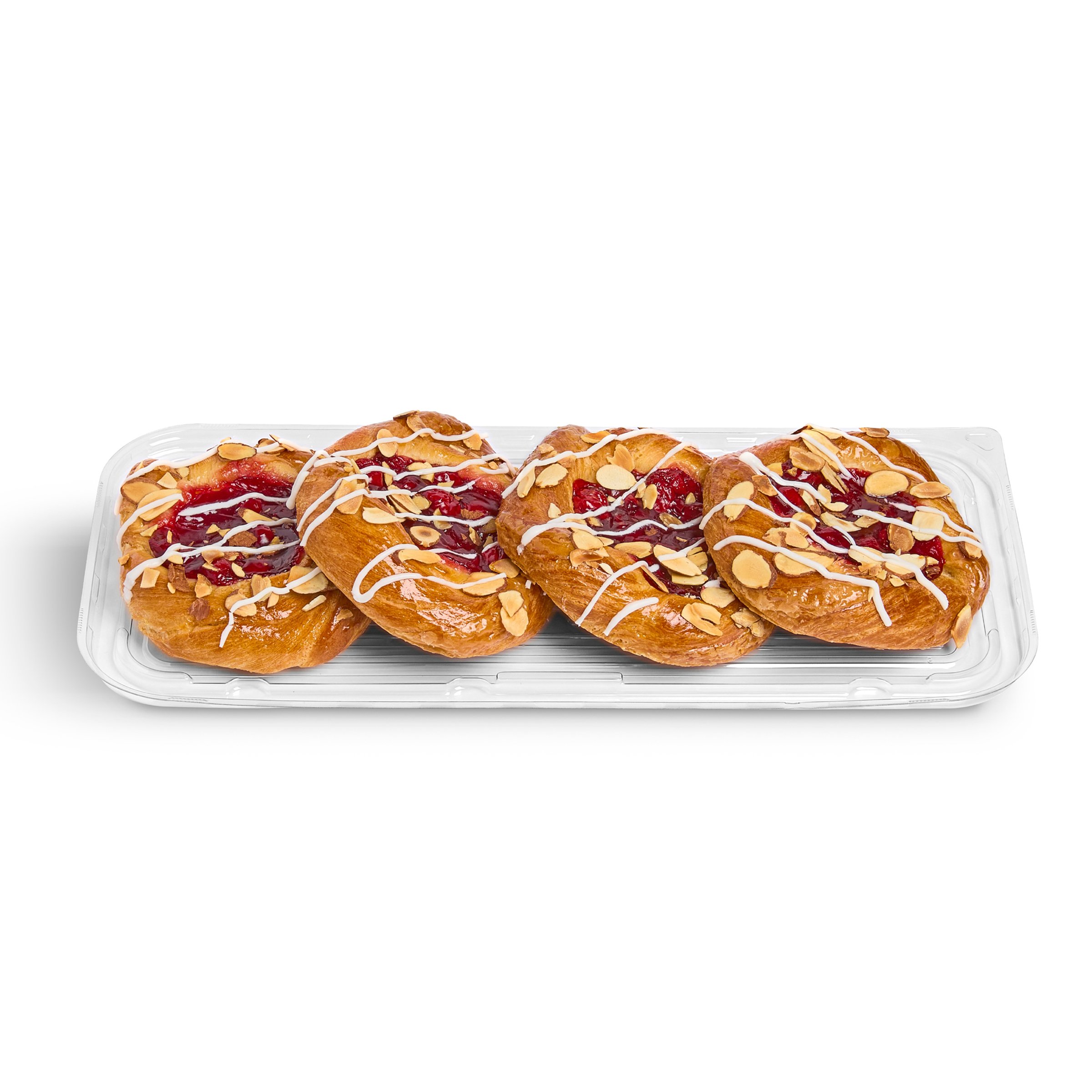 H-E-B Bakery Cherry Almond Danish Twist Pastries - Shop Croissants ...