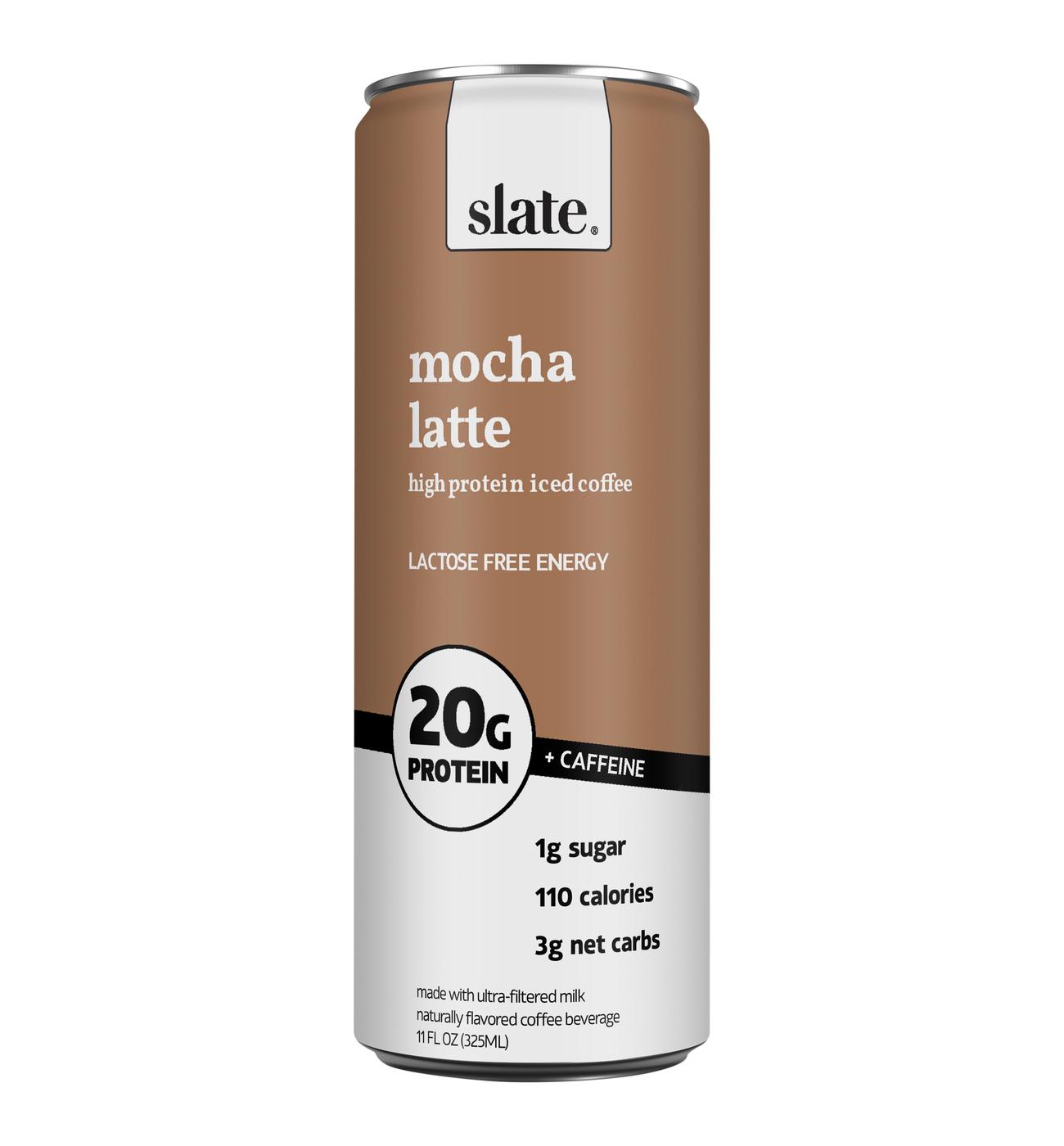 Slate Mocha Latte Protein Iced Coffee, 20g +Caffeine; image 1 of 4