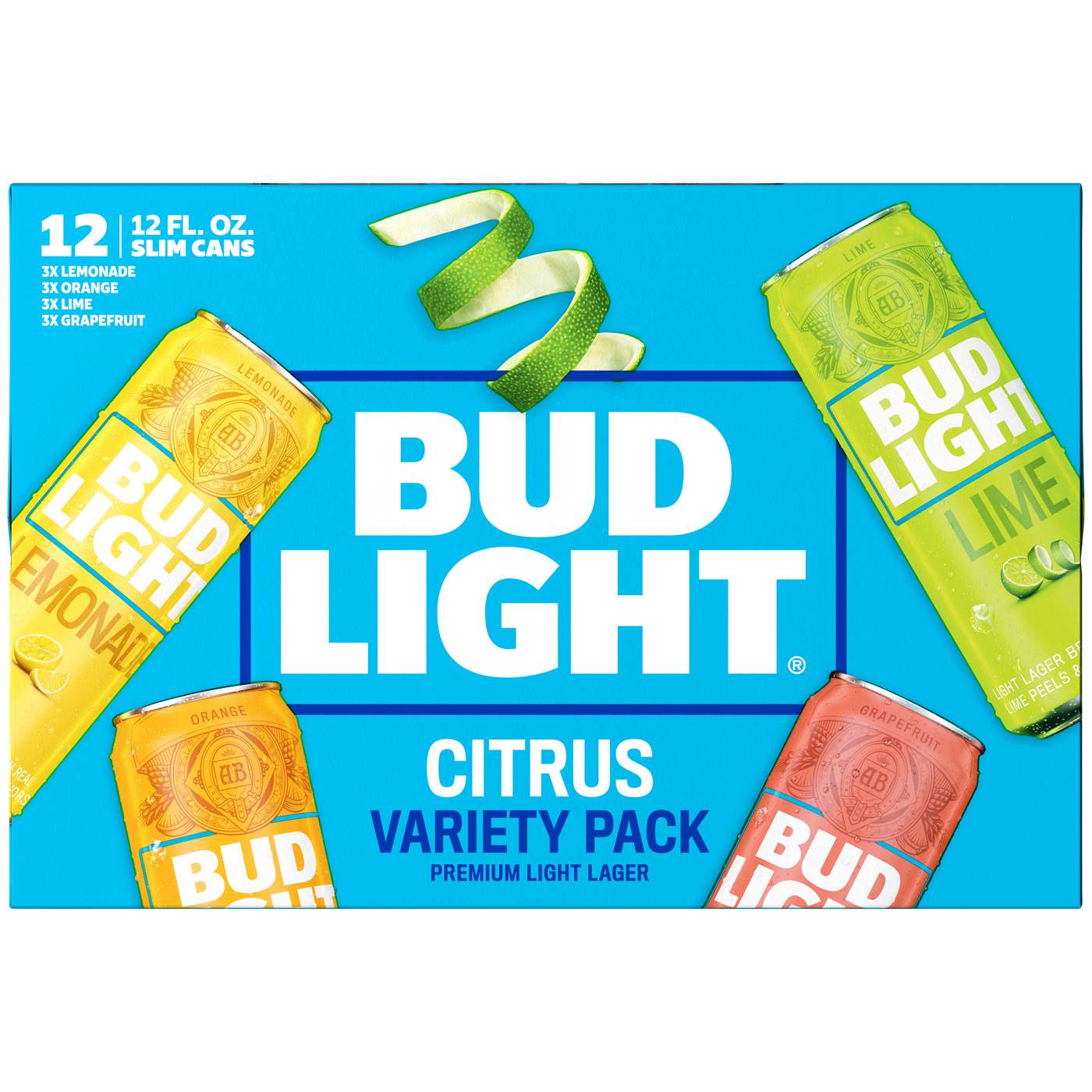 Bud Light Variety Pack Beer 12 oz Slim Cans; image 2 of 2