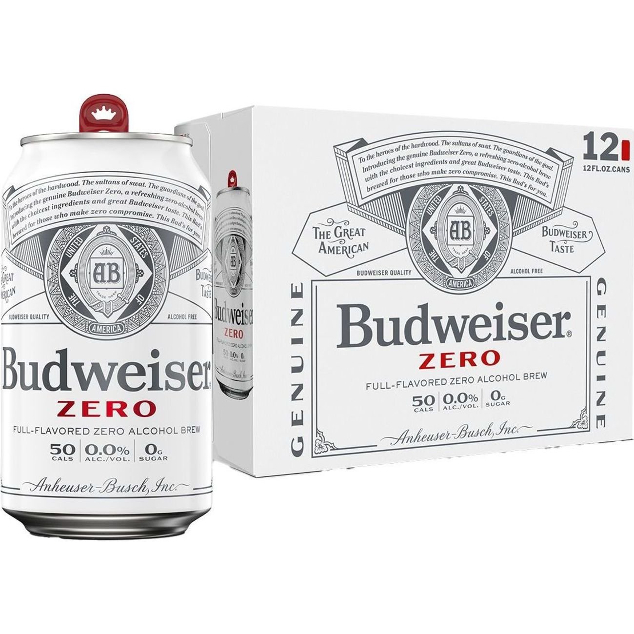 Budweiser Zero Non-Alcoholic Beer 12 oz Cans - Shop Beer at H-E-B