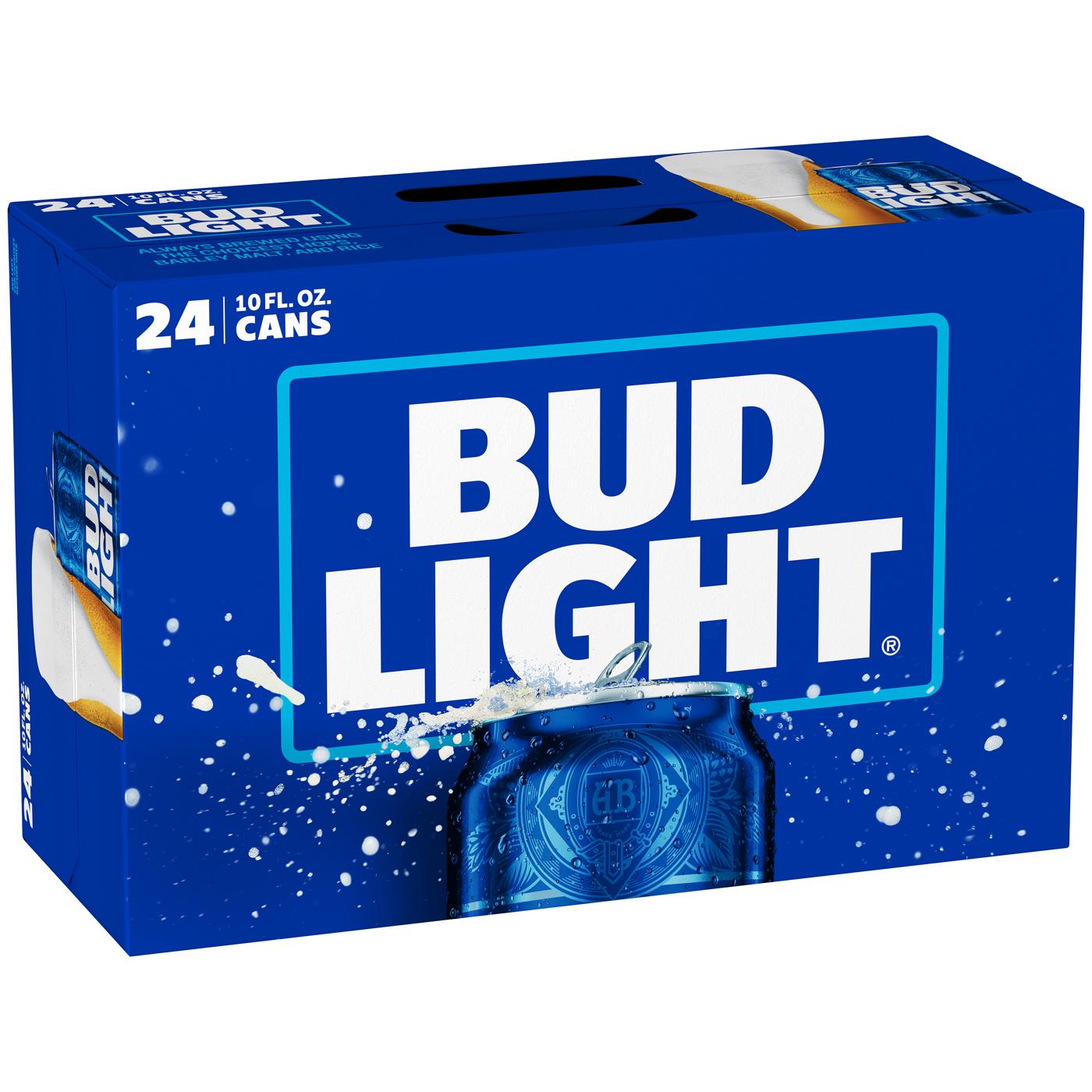 Bud Light Beer 10 oz Cans; image 1 of 2