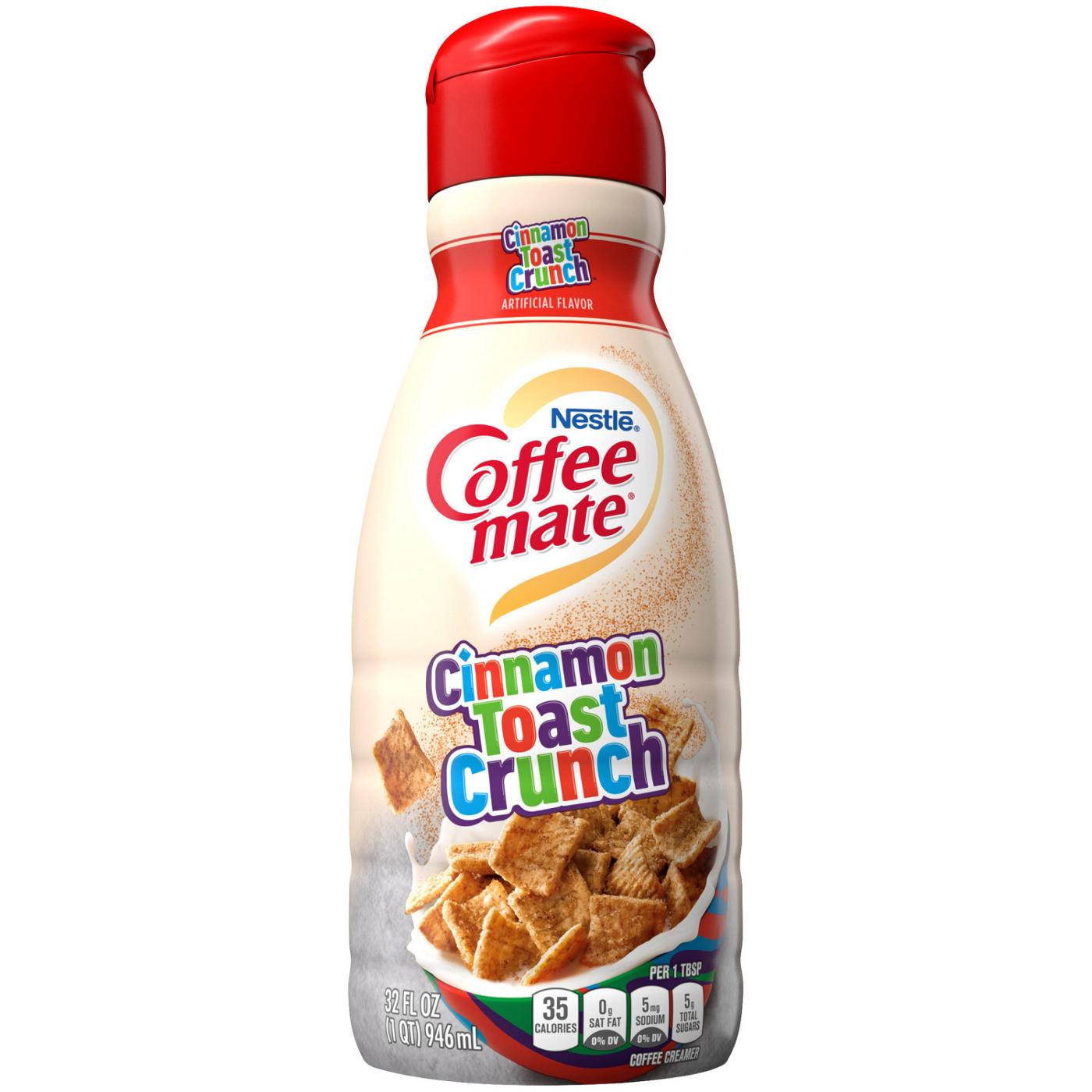 Nestle Coffee Mate Cinnamon Toast Crunch Liquid Coffee Creamer; image 1 of 8