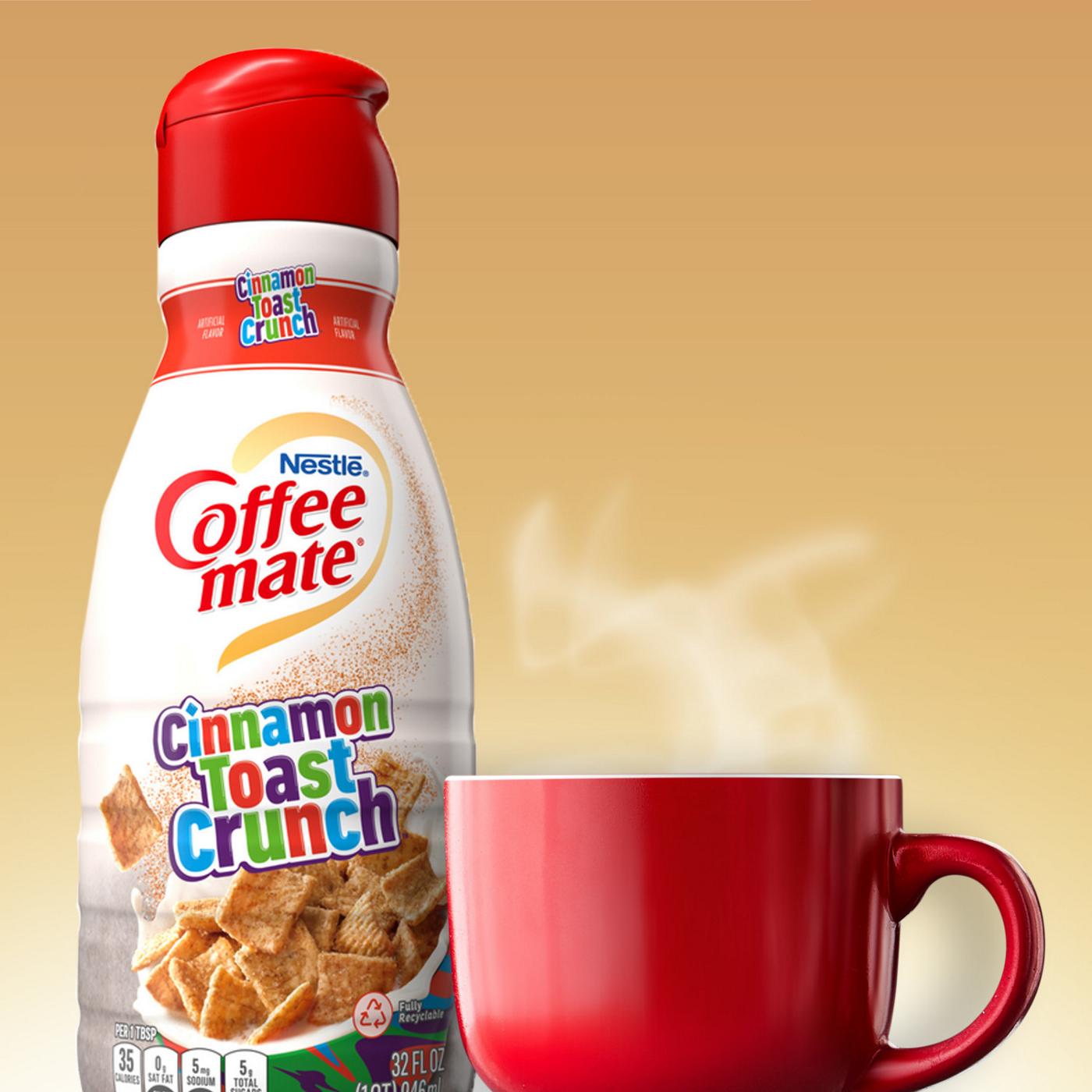 Nestle Coffee Mate Cinnamon Toast Crunch Liquid Coffee Creamer; image 2 of 8