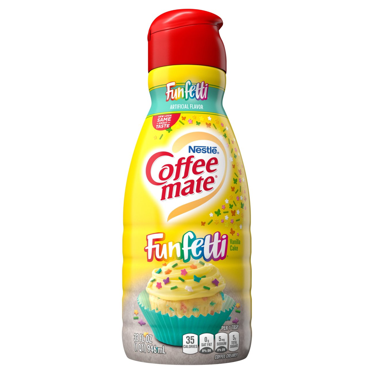 18+ Birthday Cake Coffee Creamer