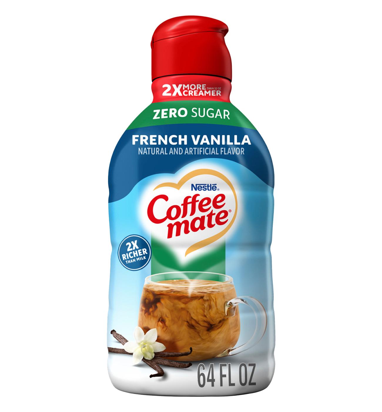 Nestle Coffee Mate Zero Sugar Coffee Creamer - French Vanilla ; image 1 of 7