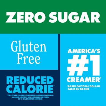 Nestle Coffee Mate Zero Sugar Coffee Creamer - French Vanilla , 64 oz