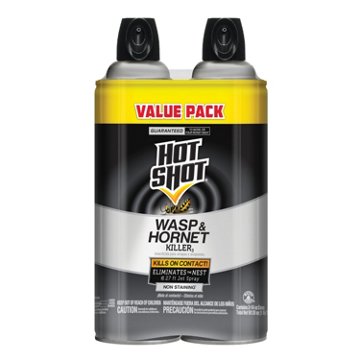 Hot Shot Wasp & Hornet Killer3 Aerosol Spray, Value Pack, 28 oz, 2 ct