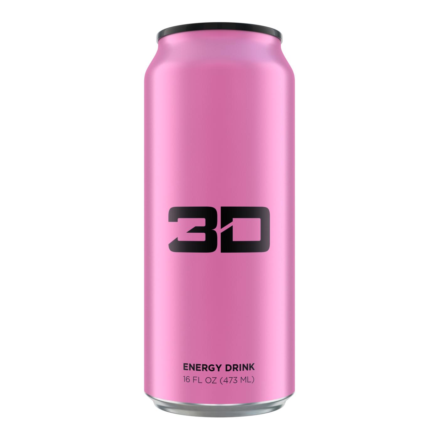 3D Energy Drink - Pink; image 1 of 2
