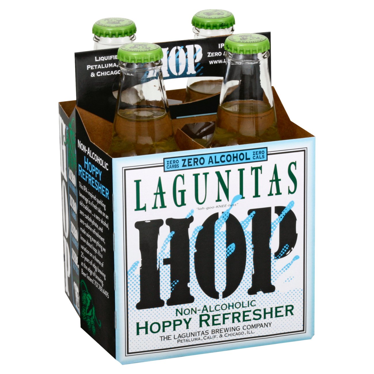 Lagunitas Hoppy Refresher Non-Alcoholic Beer 12 oz Bottles - Shop Beer