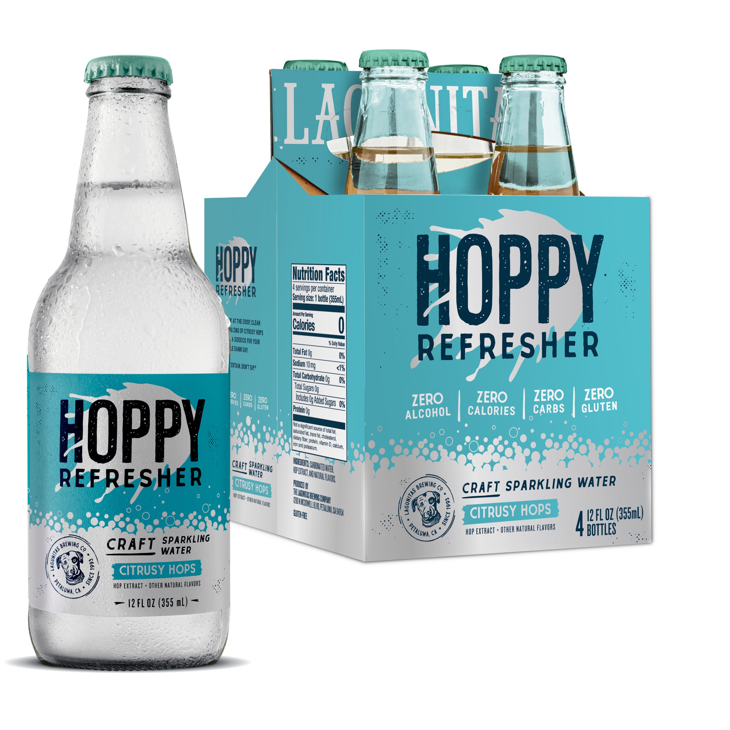 Lagunitas Brewing Company Hoppy Refresher NonAlcoholic Beer 12 oz