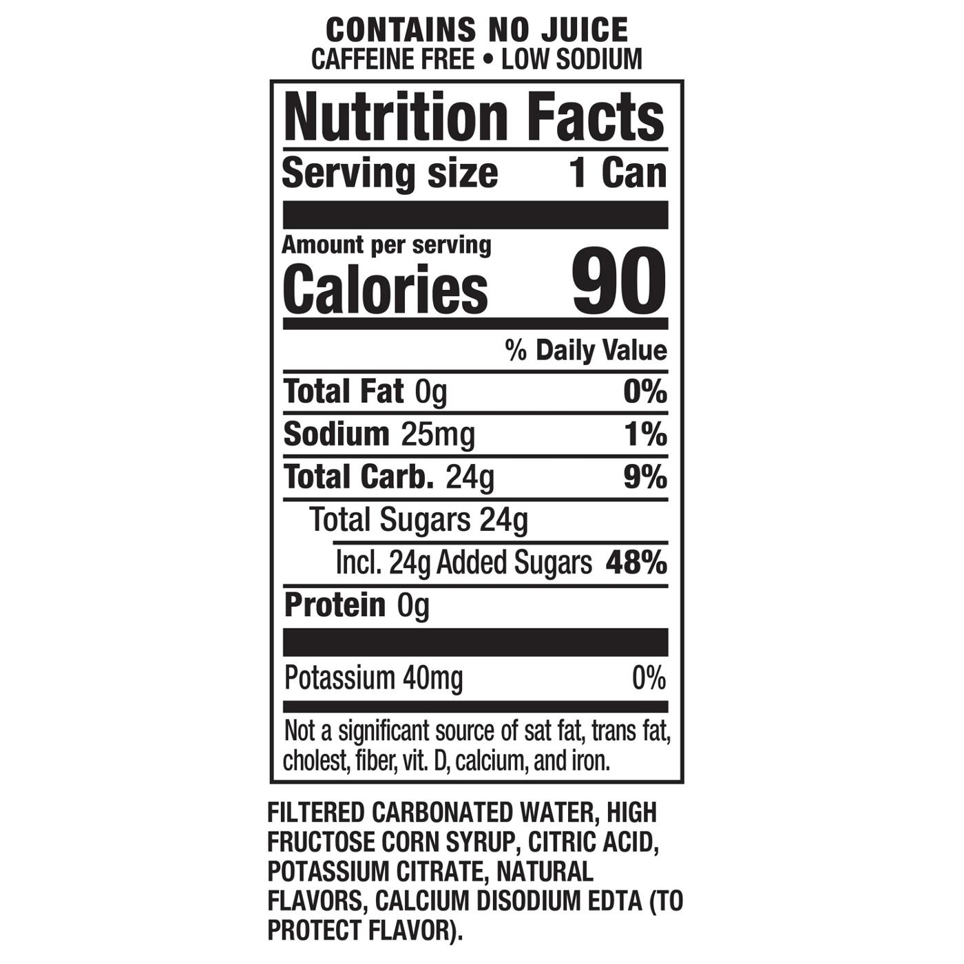 7UP Lemon Lime Soda 10 pk Mini Cans; image 3 of 6