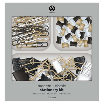 U Brands Stationery Kit - Modern & Classic, 173 pc
